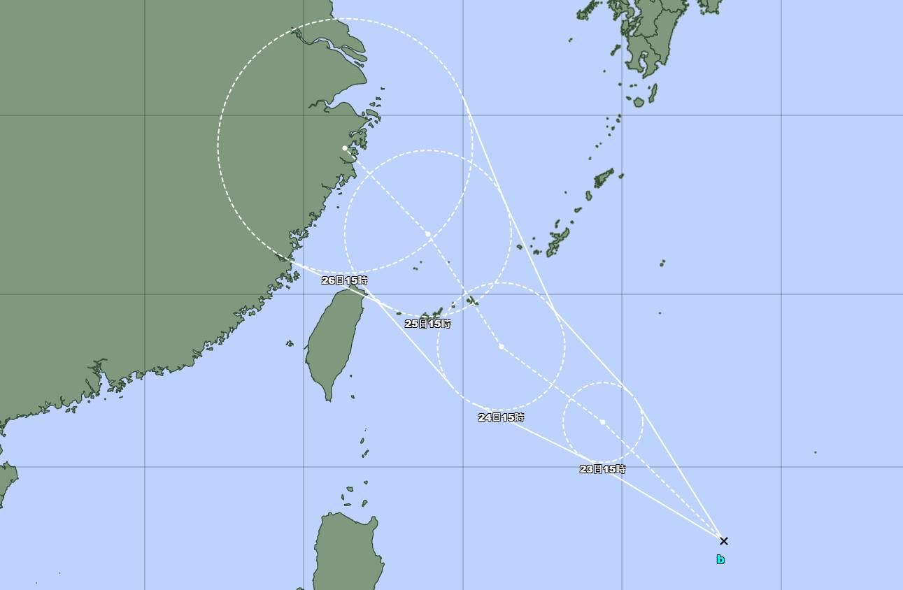 （圖/取自台灣颱風論壇｜天氣特急）