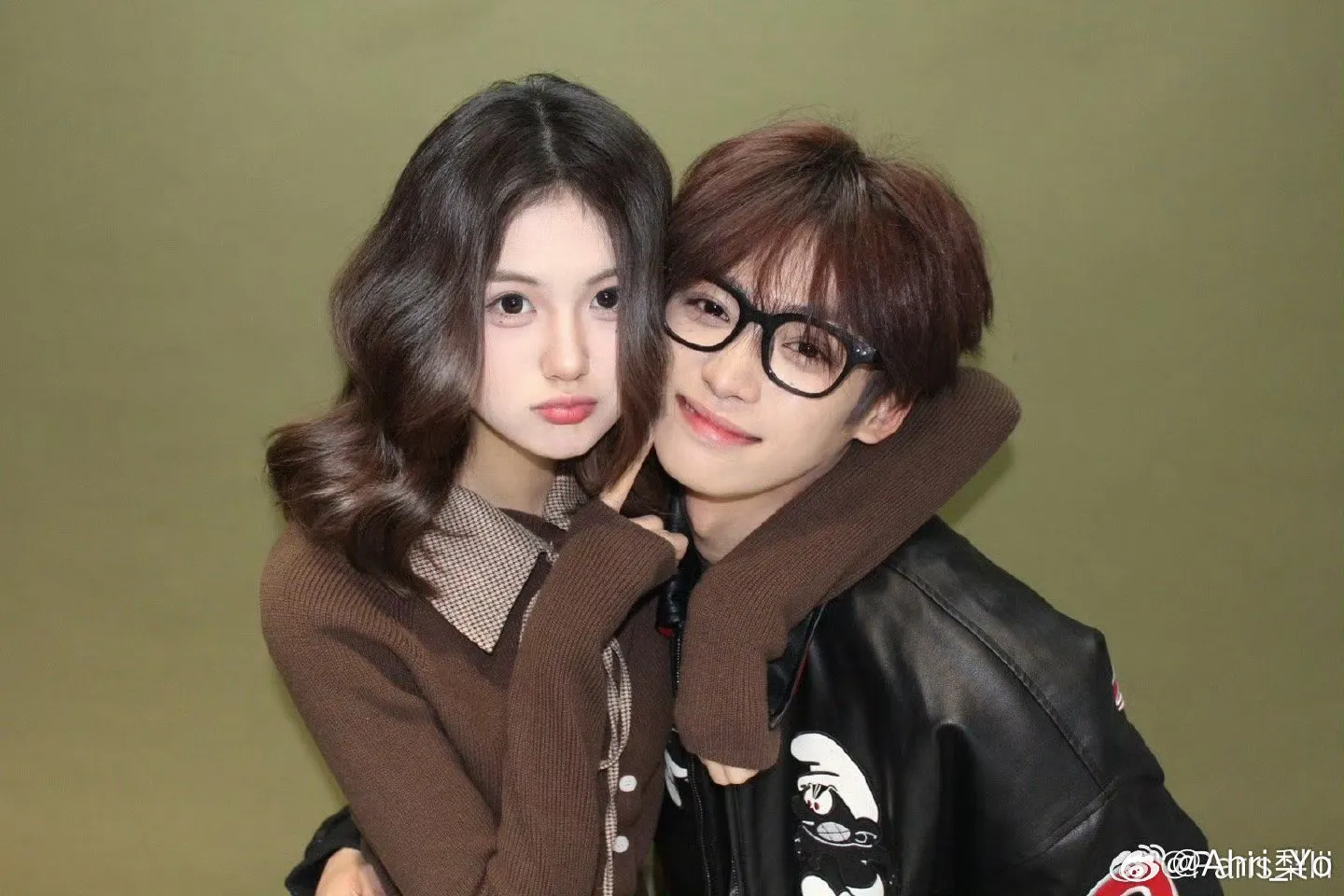 中國男星梓渝被爆劈腿。（圖／翻攝自微博）