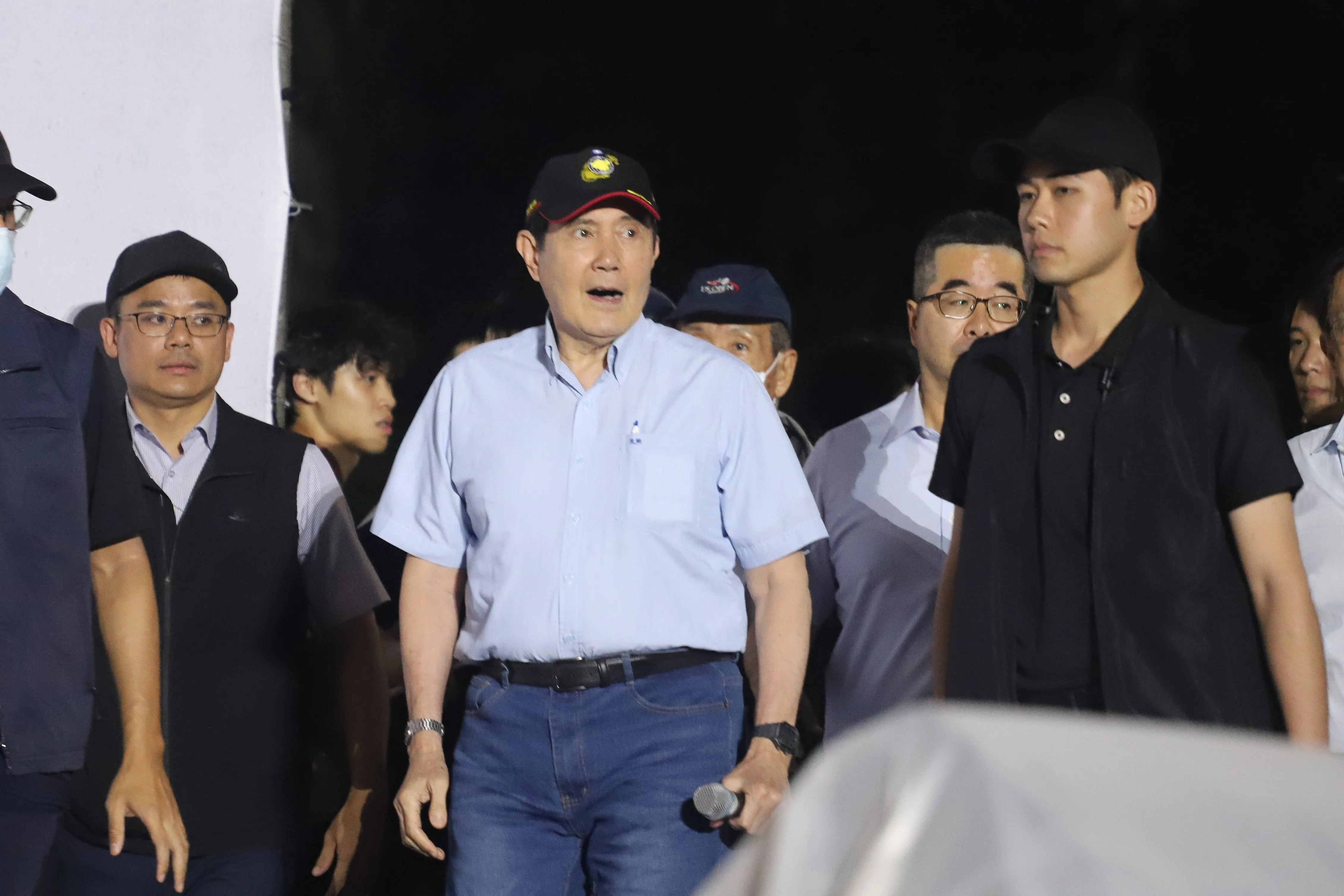 20250725-國民黨凱道舉行「不同意罷免」選前之夜，前總統馬英九。（陳品佑攝）