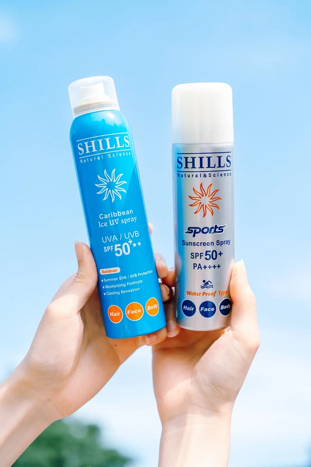 SHILLS很耐曬防曬噴霧是夏天防曬好幫手。（圖：SHILLS舒兒絲提供）