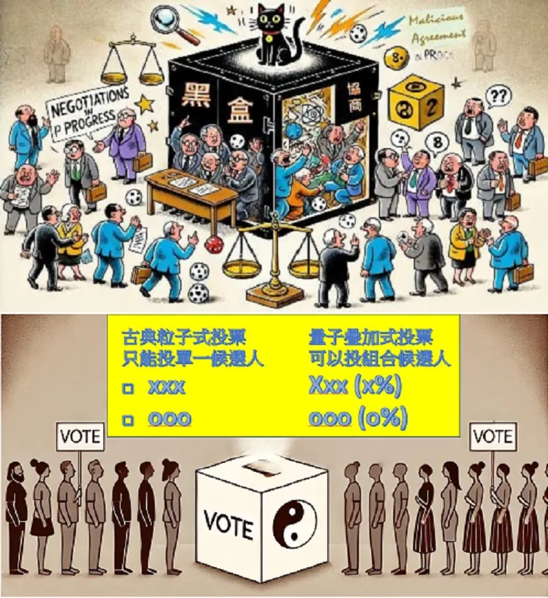 政黨協商就像薛丁格的貓盒。