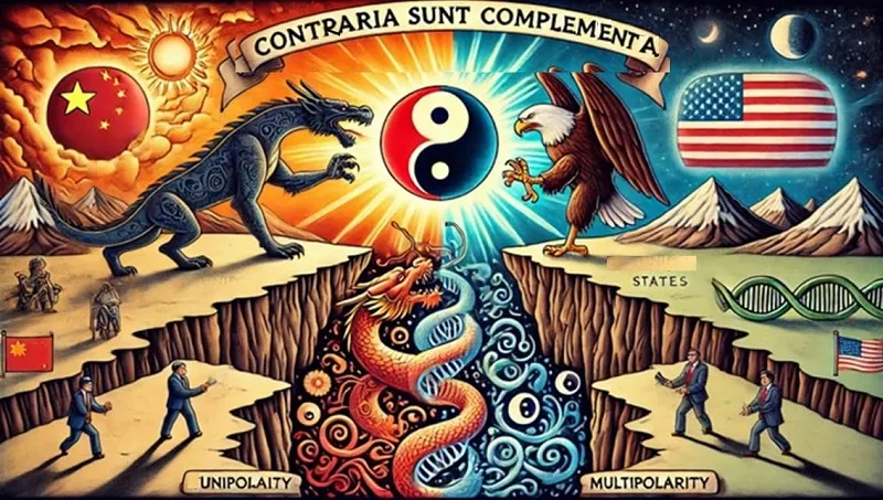 全球霸權由單極逐漸轉變為雙極或多極。