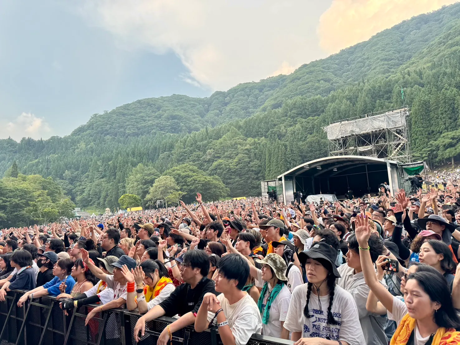 20250729-2025年富士搖滾節（FUJI ROCK FESTIVAL 2025）。（黃信維攝）