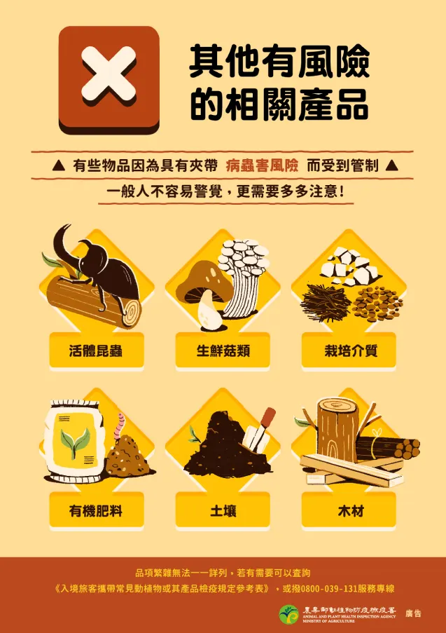 其他有風險的相關產品。（圖／取自防檢署）