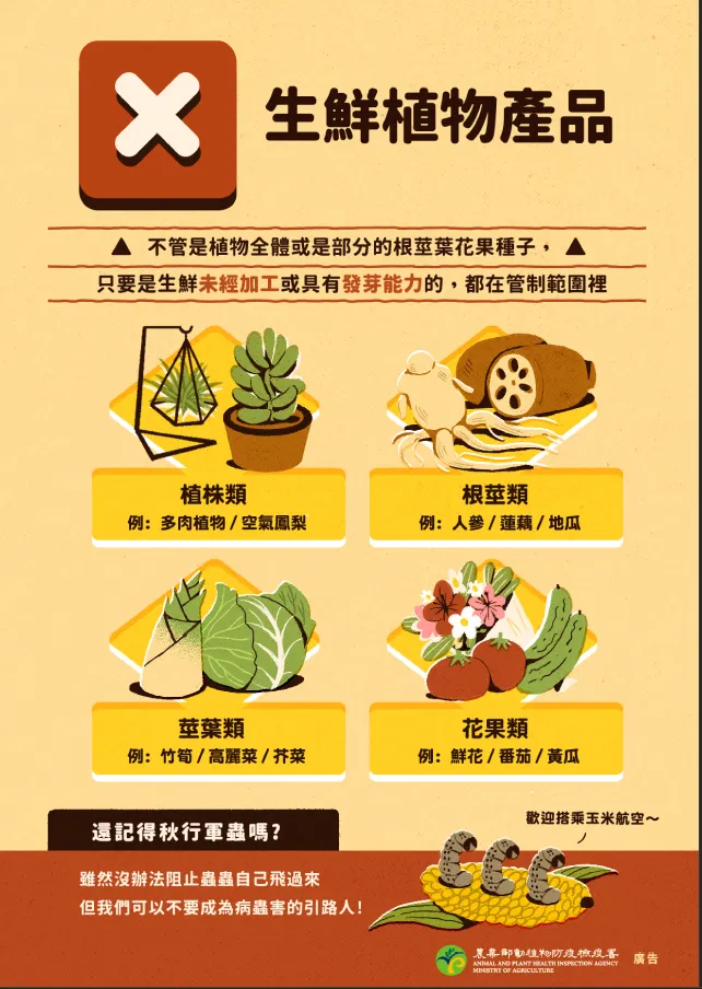 生鮮植物產品。（圖／取自防檢署）