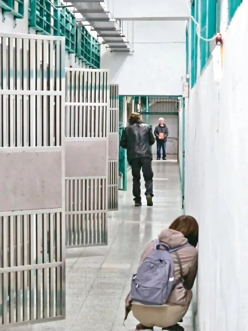 在景美人權園區14號押房長廊