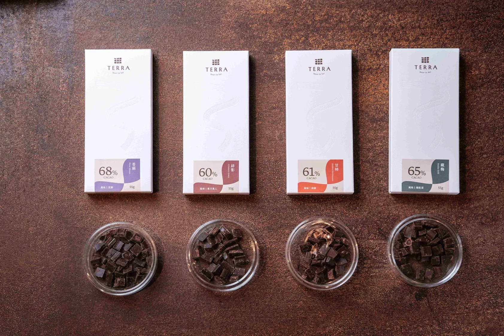 客委會攜手TERRA，打造全新4款聯名客食風味巧克力。（圖／客家委員會提供）
