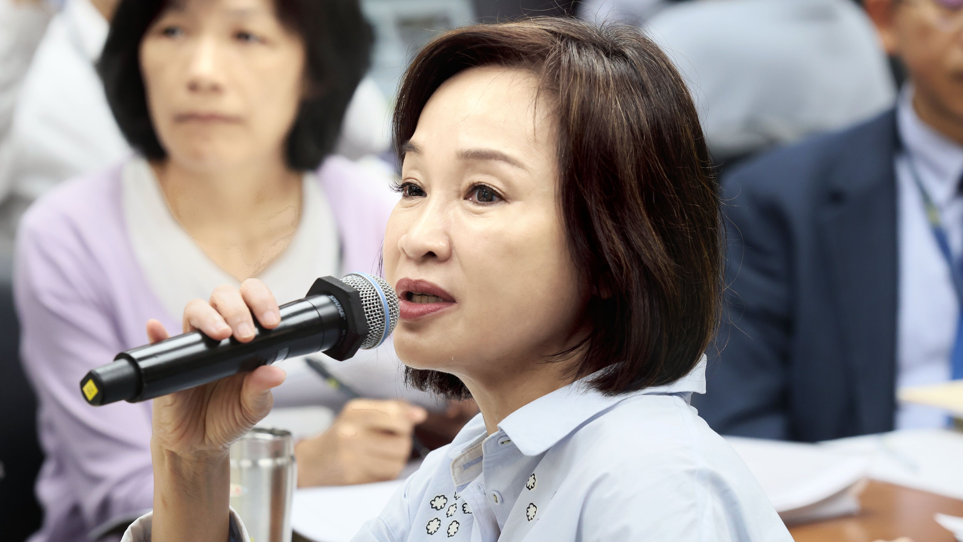 20250804-立委柯志恩4日出席立法院教育文化委員會。（柯承惠攝）