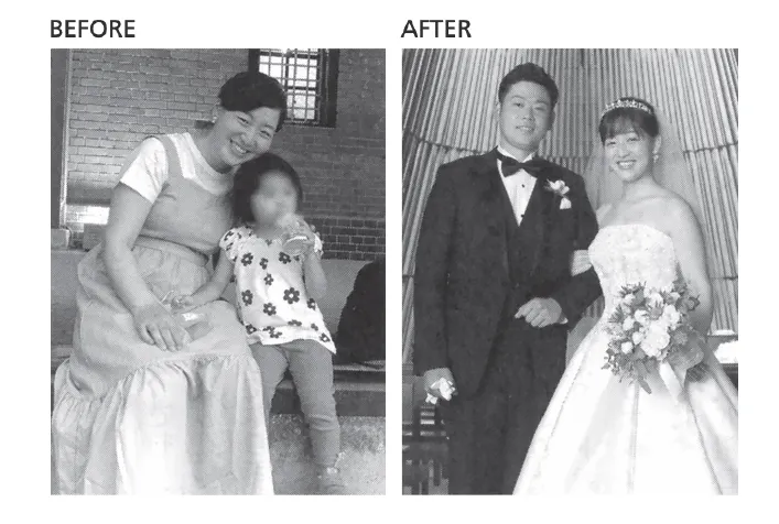 S小姐採用邏輯瘦身法的前後對比。（圖／莫克文化提供）