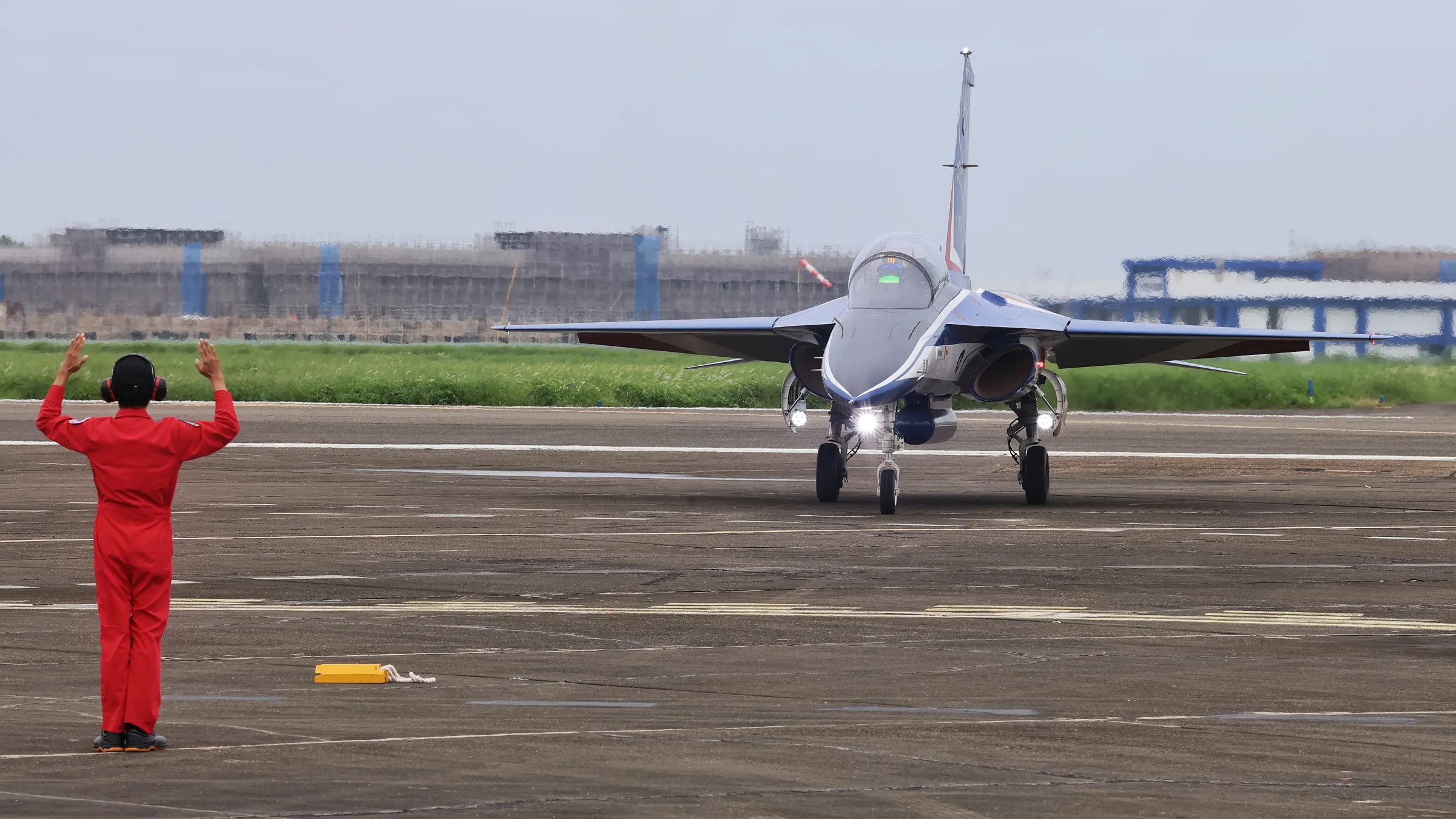 高等練習機「勇鷹」は空軍の委託を受け、国家中山科学研究院（NCSIST）が主導し、漢翔航空工業が開発・組み立てを行った「国防自主」の象徴的機体。（資料写真、柯承恵撮影）