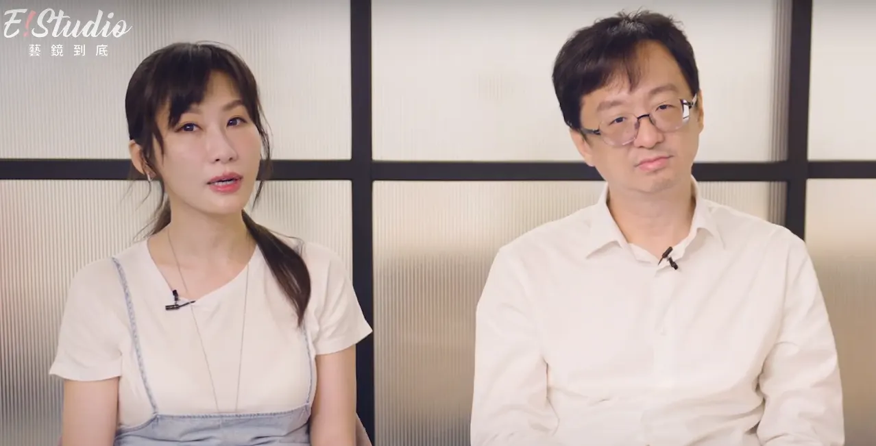 過往蔡瑞珊甚少公開談及丈夫，但卻常與張鐵志一同出席活動、接受訪問。（圖／翻攝自YouTube／Talk一杯）