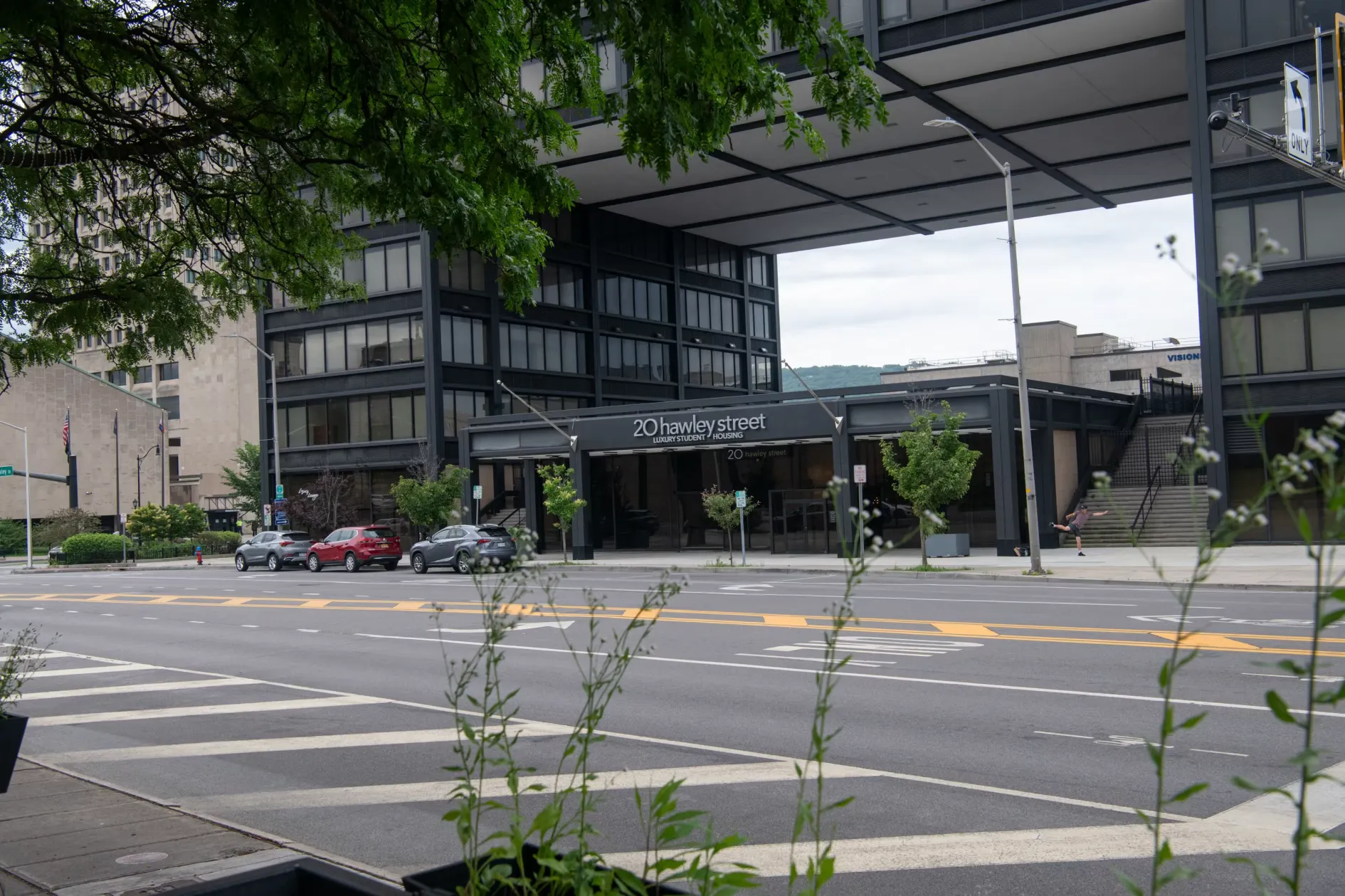 賓漢頓的豪華學生公寓。（華爾街日報）