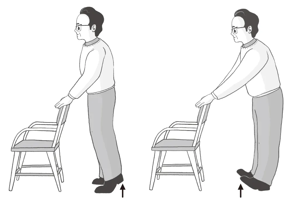 增加平衡能力的居家動作：不倒翁練習。（圖／蘋果屋提供）
