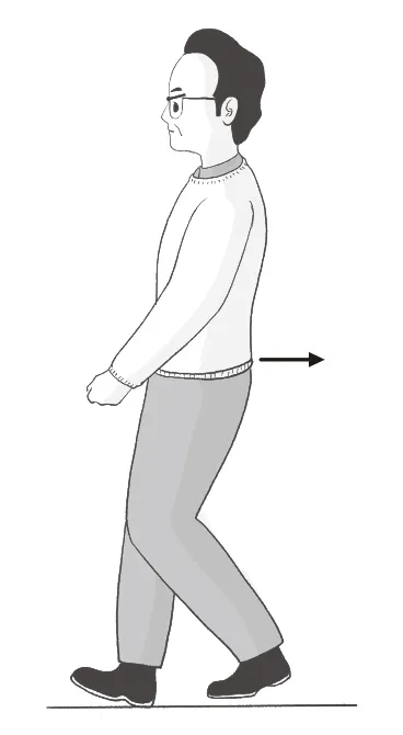 增加平衡能力的居家動作：倒退走（圖／蘋果屋提供）