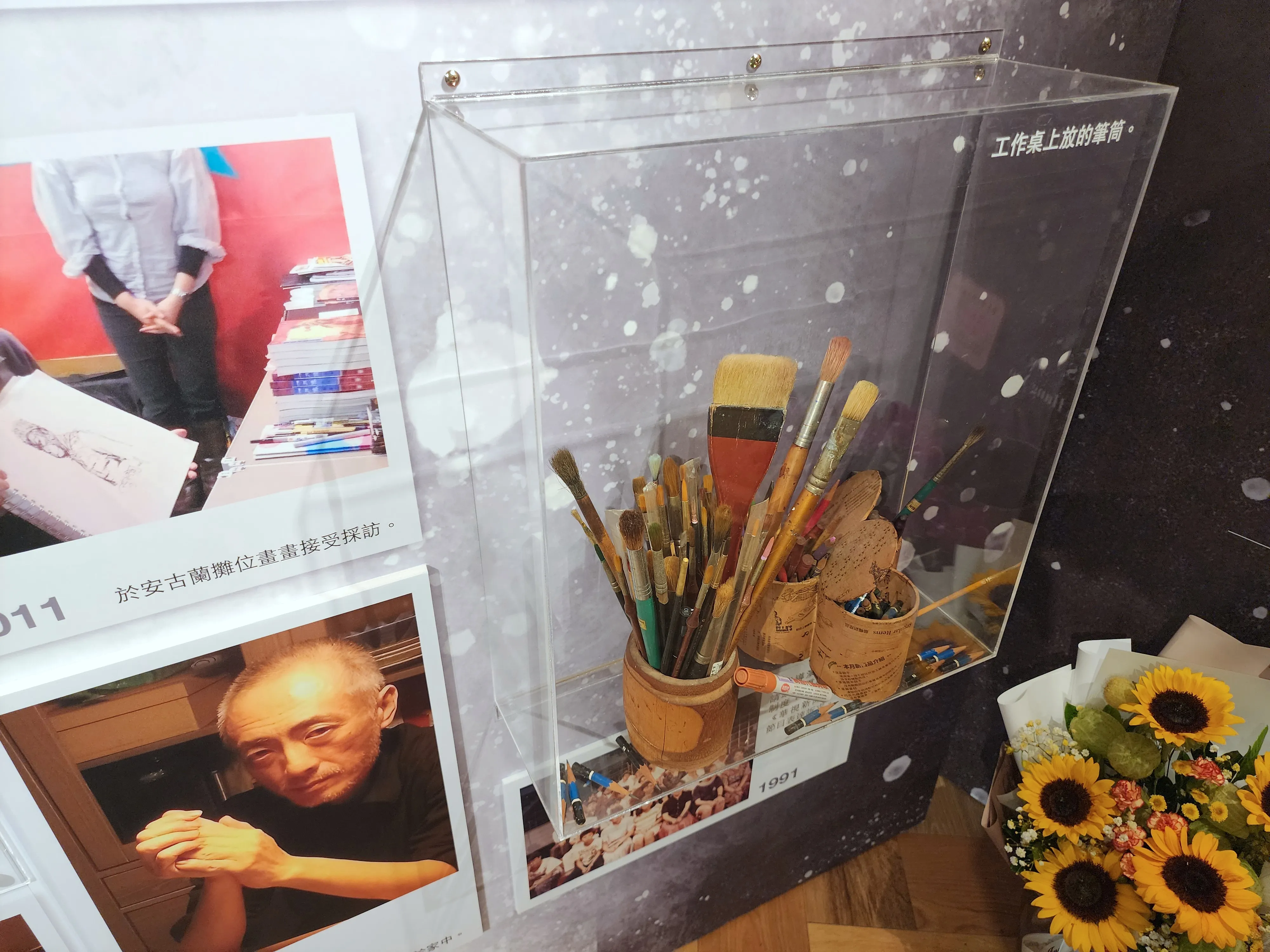 來自陳弘耀工作室的筆筒，每支鉛筆都用到了最後。（圖／主辦單位提供）