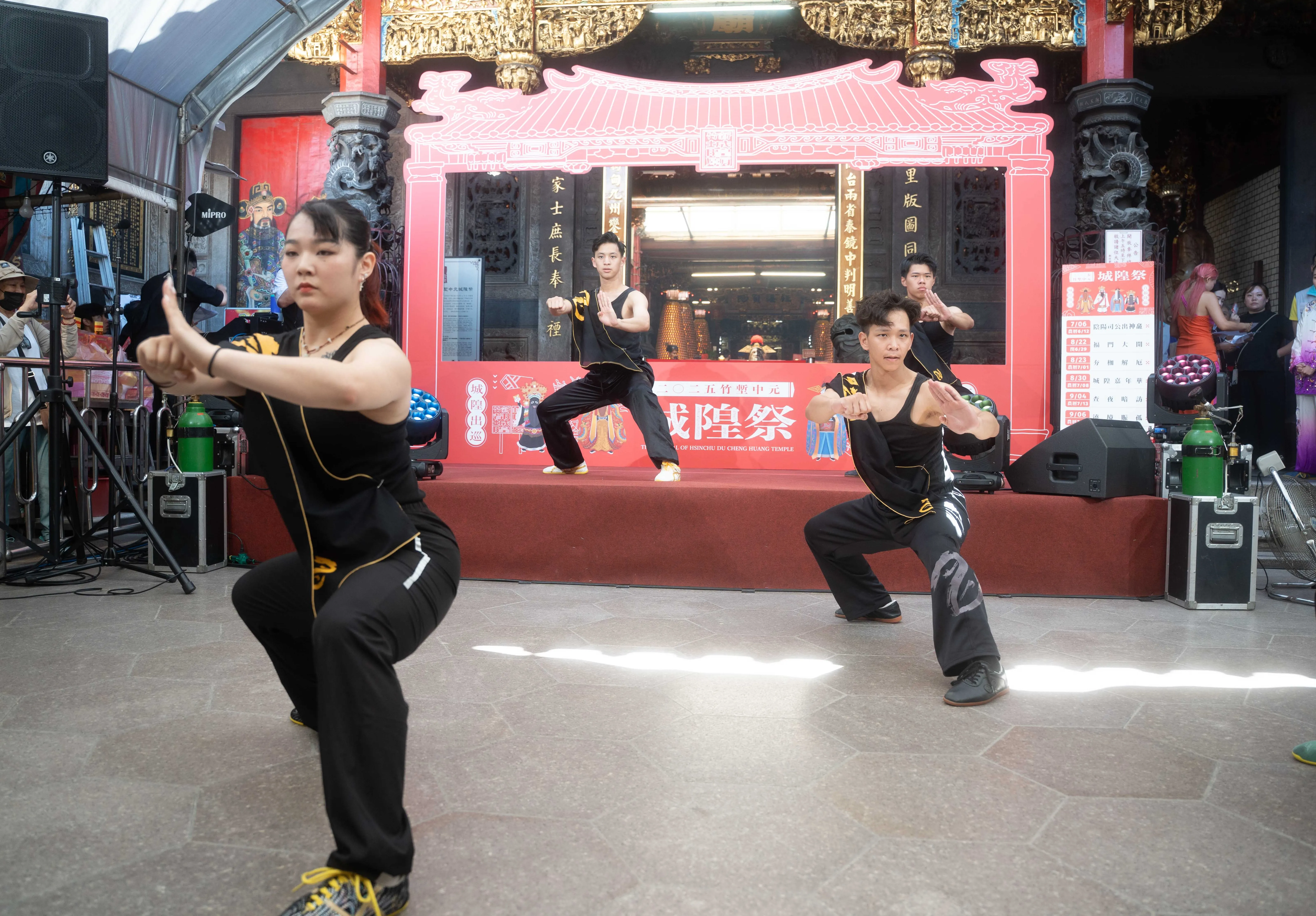 威靈武術精彩表演。（圖／新竹市政府提供）