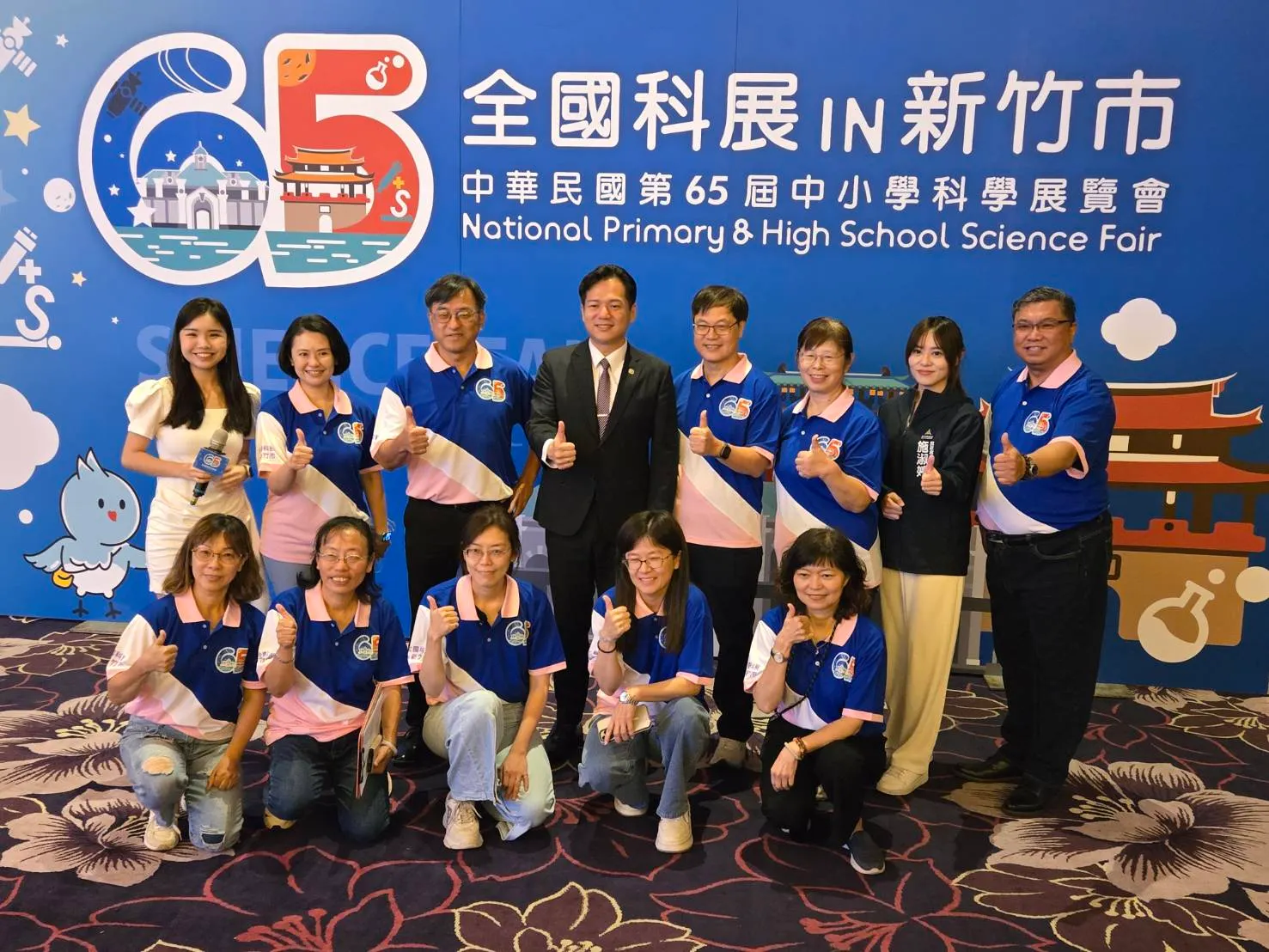 教育處長林立生動員全市教育團隊，完成歷年最具規模的65屆全國科展的科普活動。（圖／方詠騰攝）