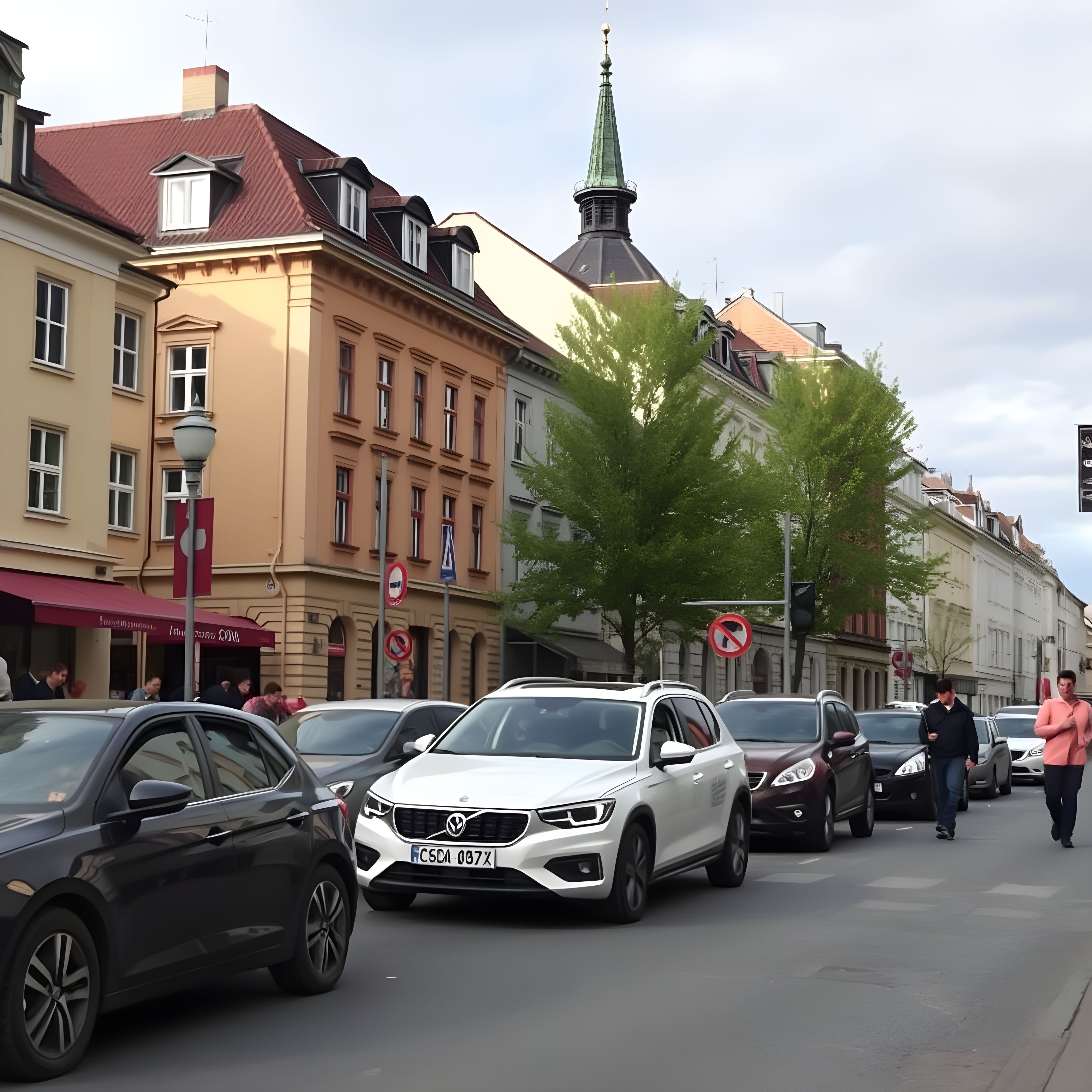 城市限速30公里、大量科技執法、高額罰金等為交通安全把關。（圖／AI合成示意）