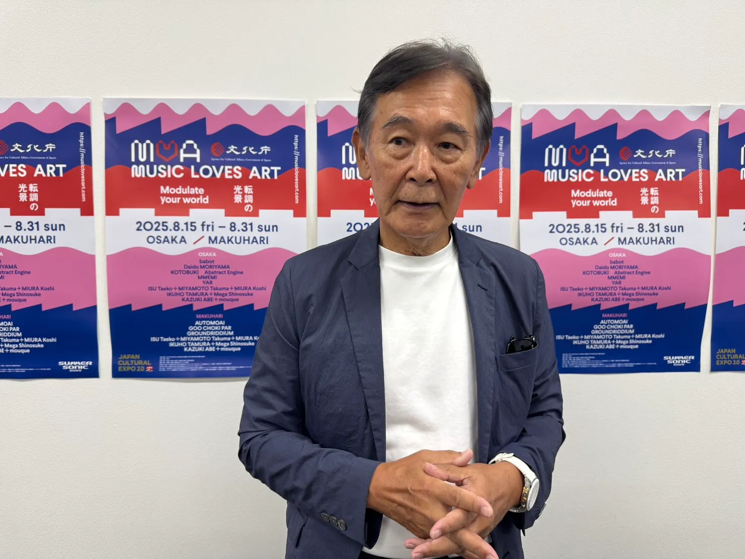 20250819-日本文化廳廳長、名音樂人都倉俊一。（黃信維攝）