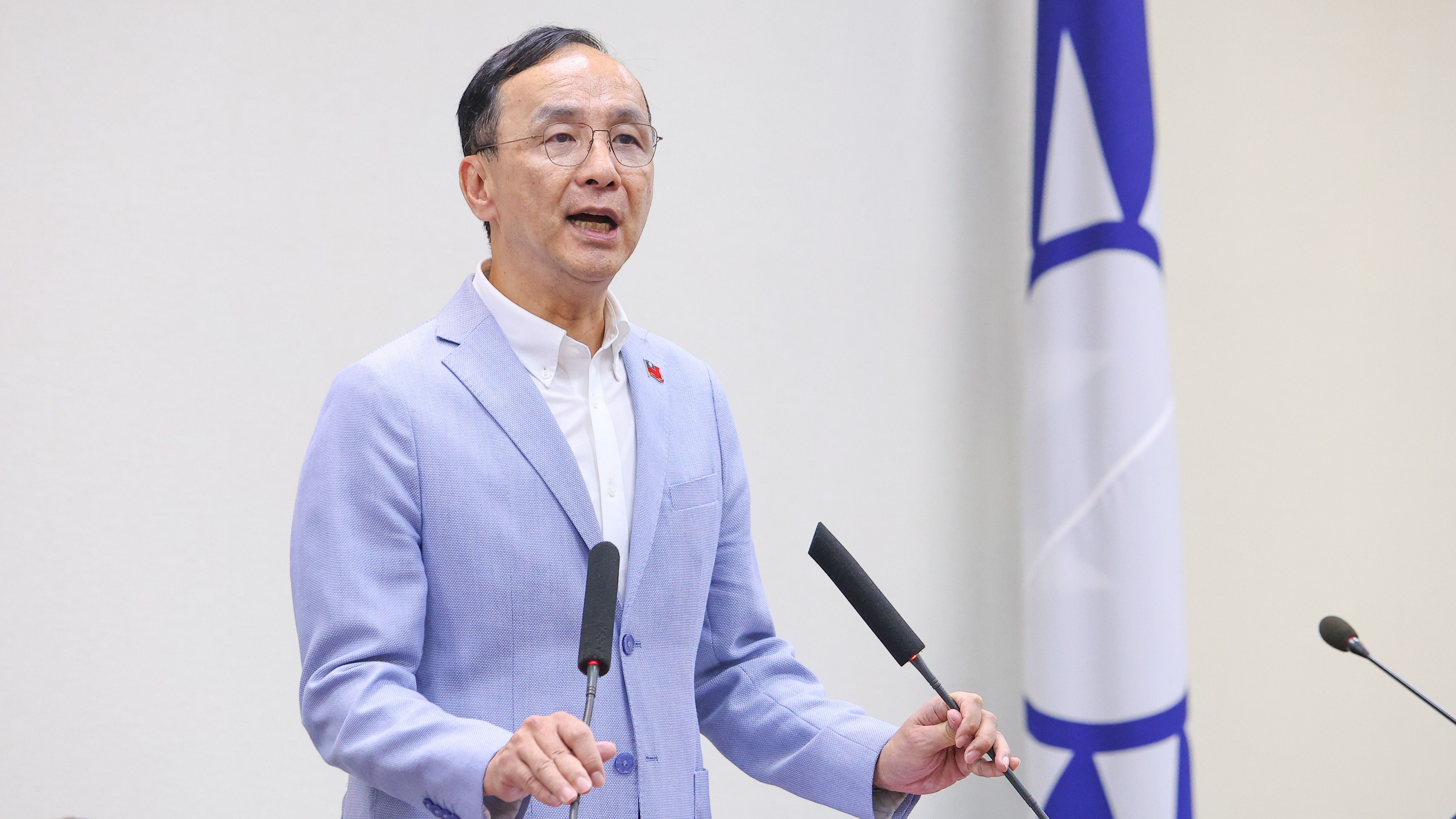 國民黨主席朱立倫多次表明不連任態度。（資料照，顏麟宇攝）
