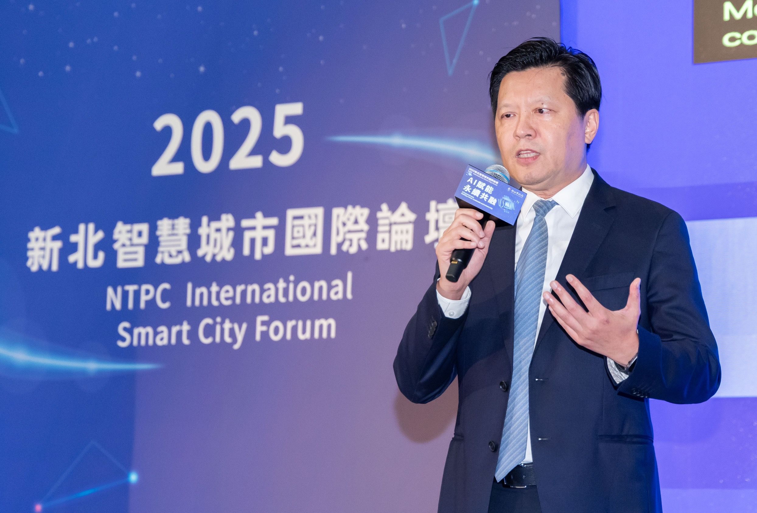 副市長朱惕之致詞。(圖/新北市研考會提供)