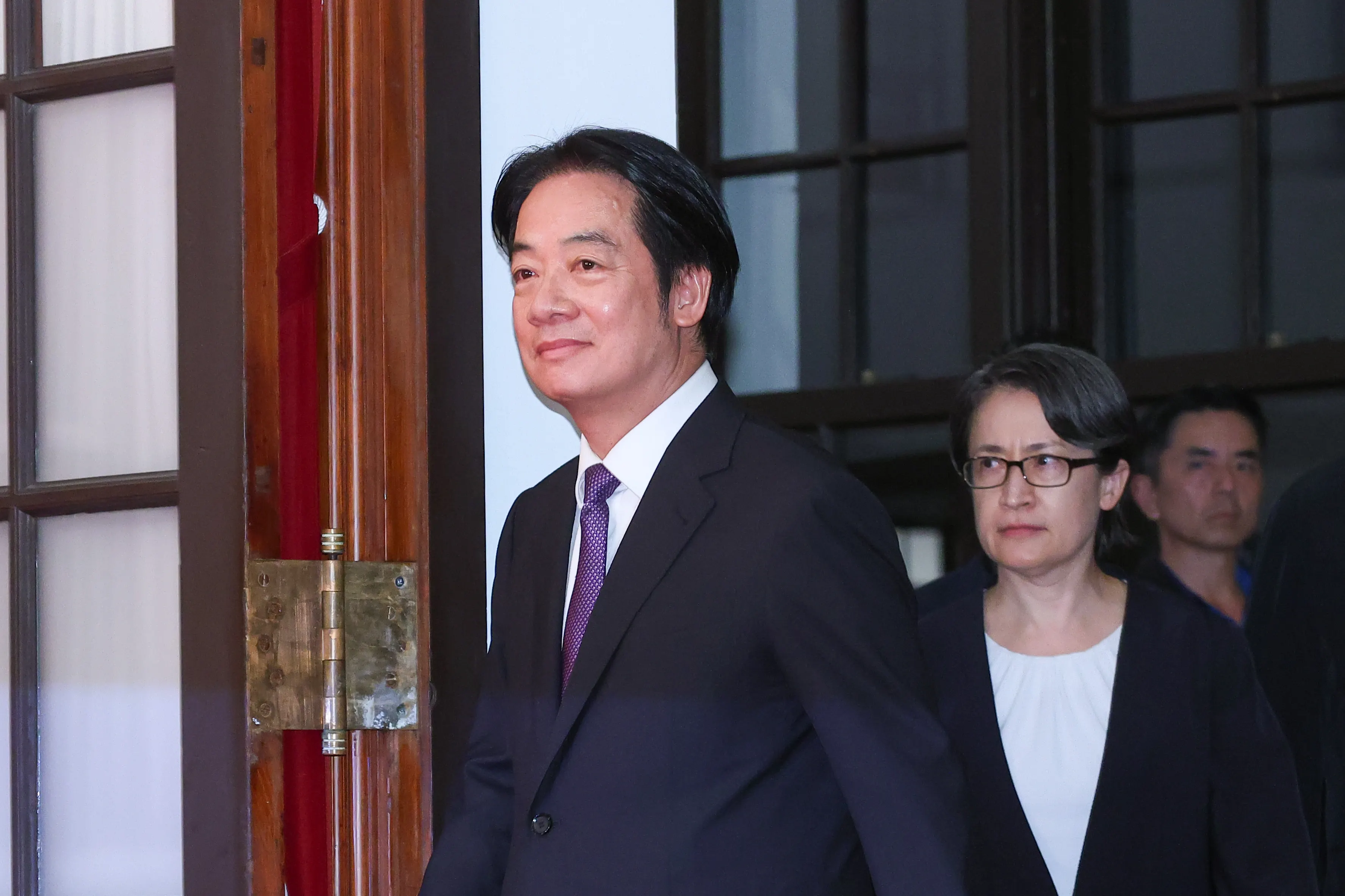 20250823-總統賴清德23日因應投票結果發表談話。（顏麟宇攝）