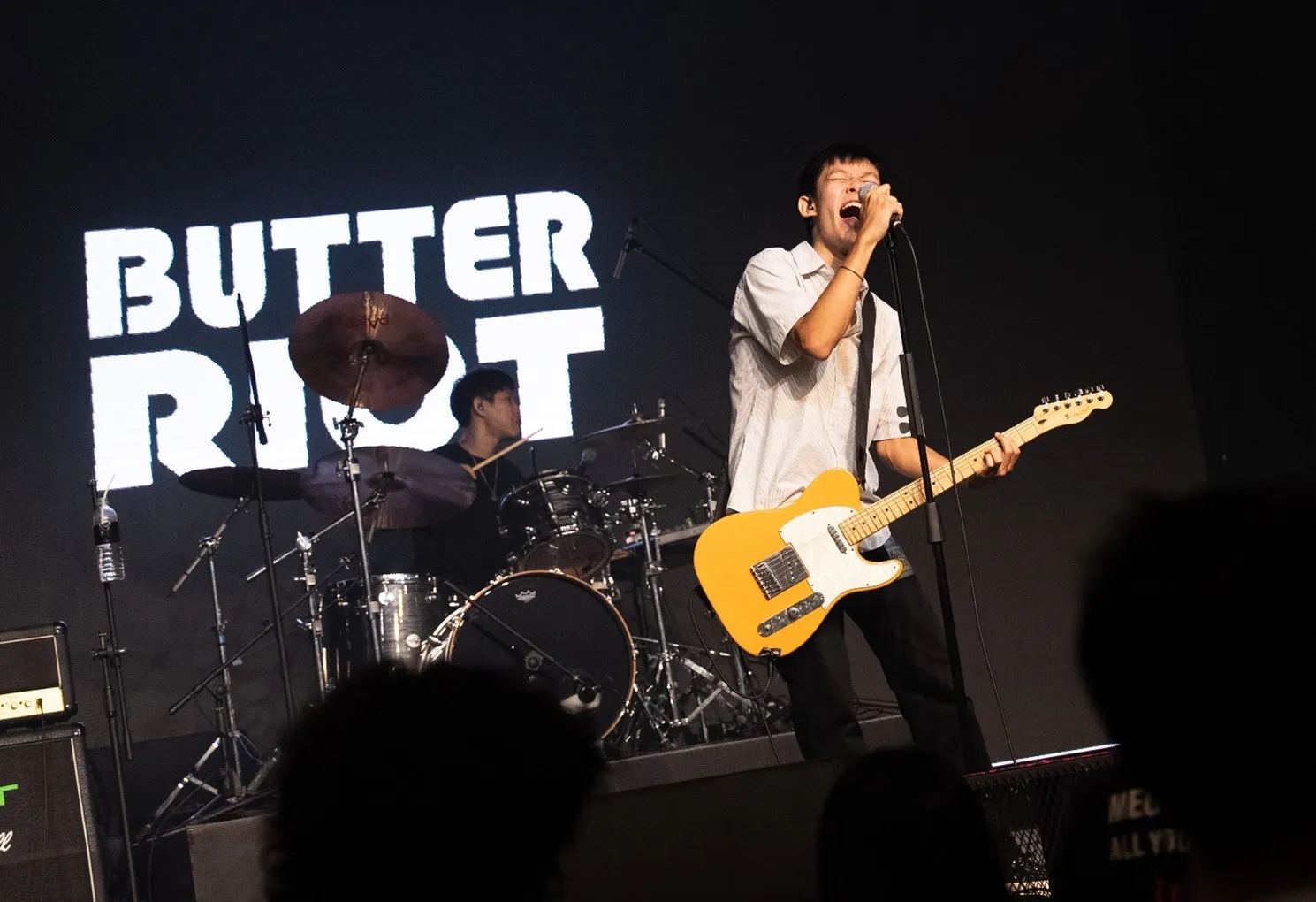 本屆培育樂團「BUTTER RIOT」與滅火器鼓手「柯光」攜手創作〈Good Morning My Friend〉，以朋友的口吻給予勇氣與力量，打敗生活中的不順遂。（圖／高雄市政府青年局提供）