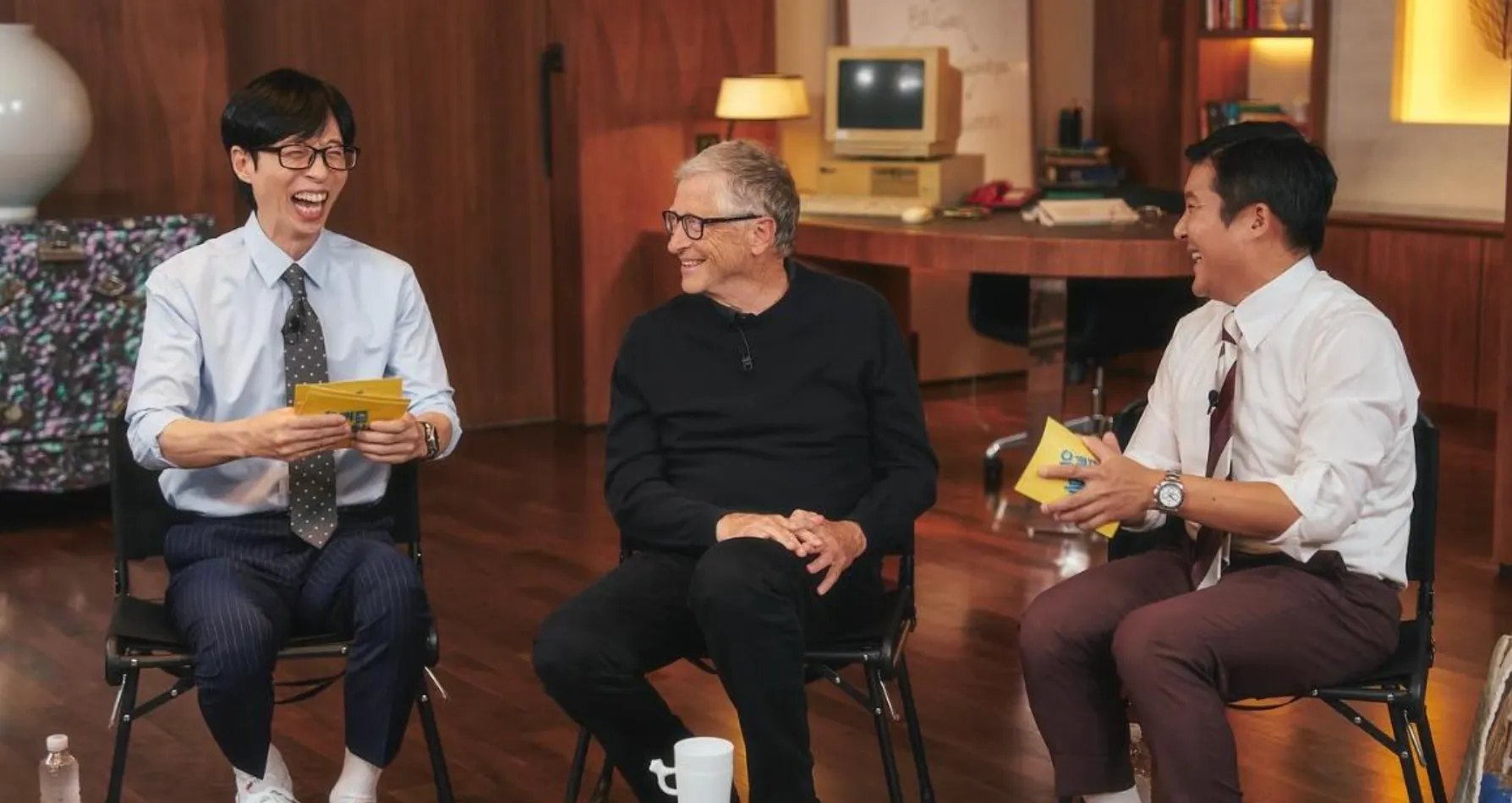 比爾蓋茲出演韓國綜藝《劉QUIZ》引發熱烈討論，比爾蓋茲表示透露捐出99％財產原因。（圖／取自IGyouquizontheblock）