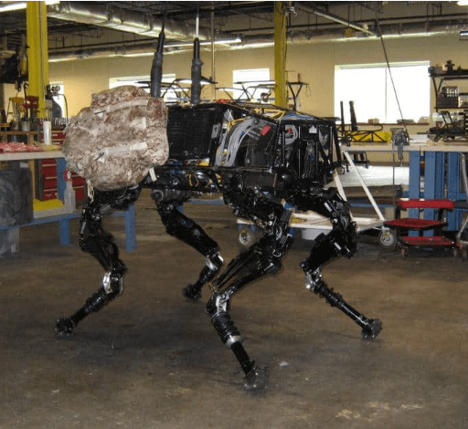 圖為美國波士頓動力公司開發的機器狗BigDog。（圖／美國波士頓動力公司官網）