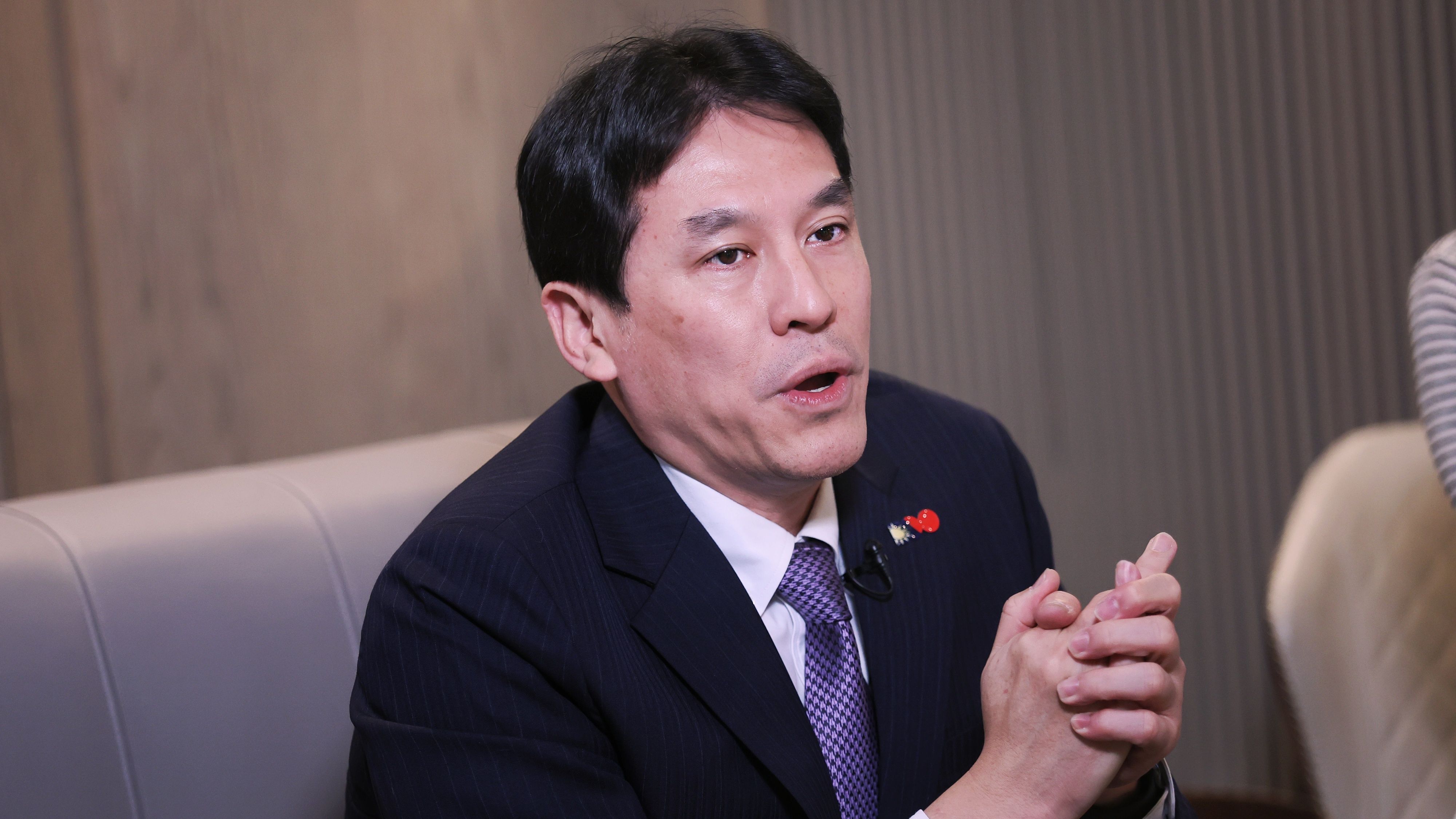 20250827-風傳媒「下班瀚你聊」 節目主持人黃暐瀚（見圖）、 立委林岱樺27 日在節目中對談。（柯承惠攝）