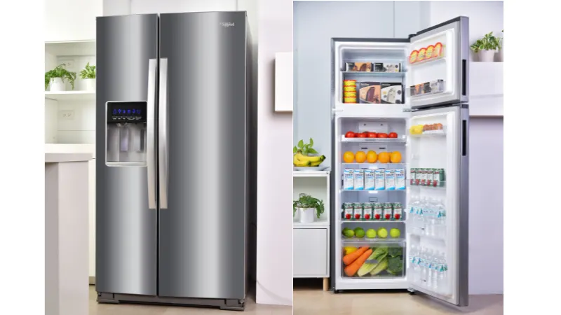 惠而浦Intelli Sense 250公升變頻雙門冰箱搭載 6TH SENSE 第六感智能科技，透過三大感應器，即時偵測庫內溫度、儲物量以及周遭環境溫度，智慧調整至儲藏最佳狀態。（圖／台灣惠而浦提供）