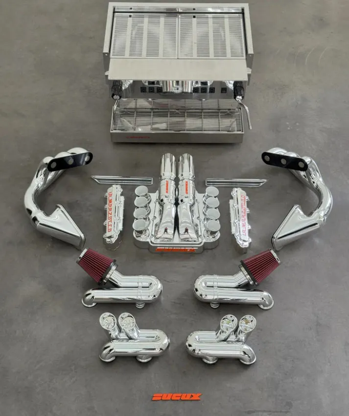 ▲「SUCUX V8」所有零件皆透過3D列印製成，透過強力磁吸可牢固附著在機身外部，無需鑽孔或膠黏劑即可輕鬆組裝。（圖／sucukundbratwurst）