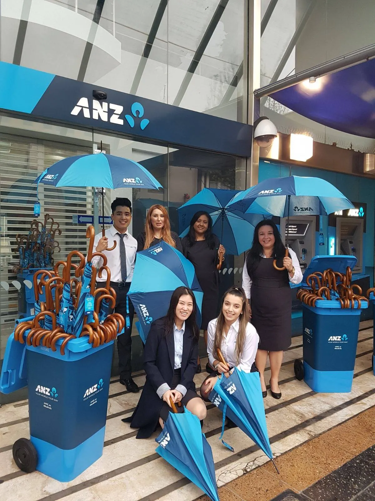 澳盛銀行的員工活動。(翻攝自ANZ官方粉專)