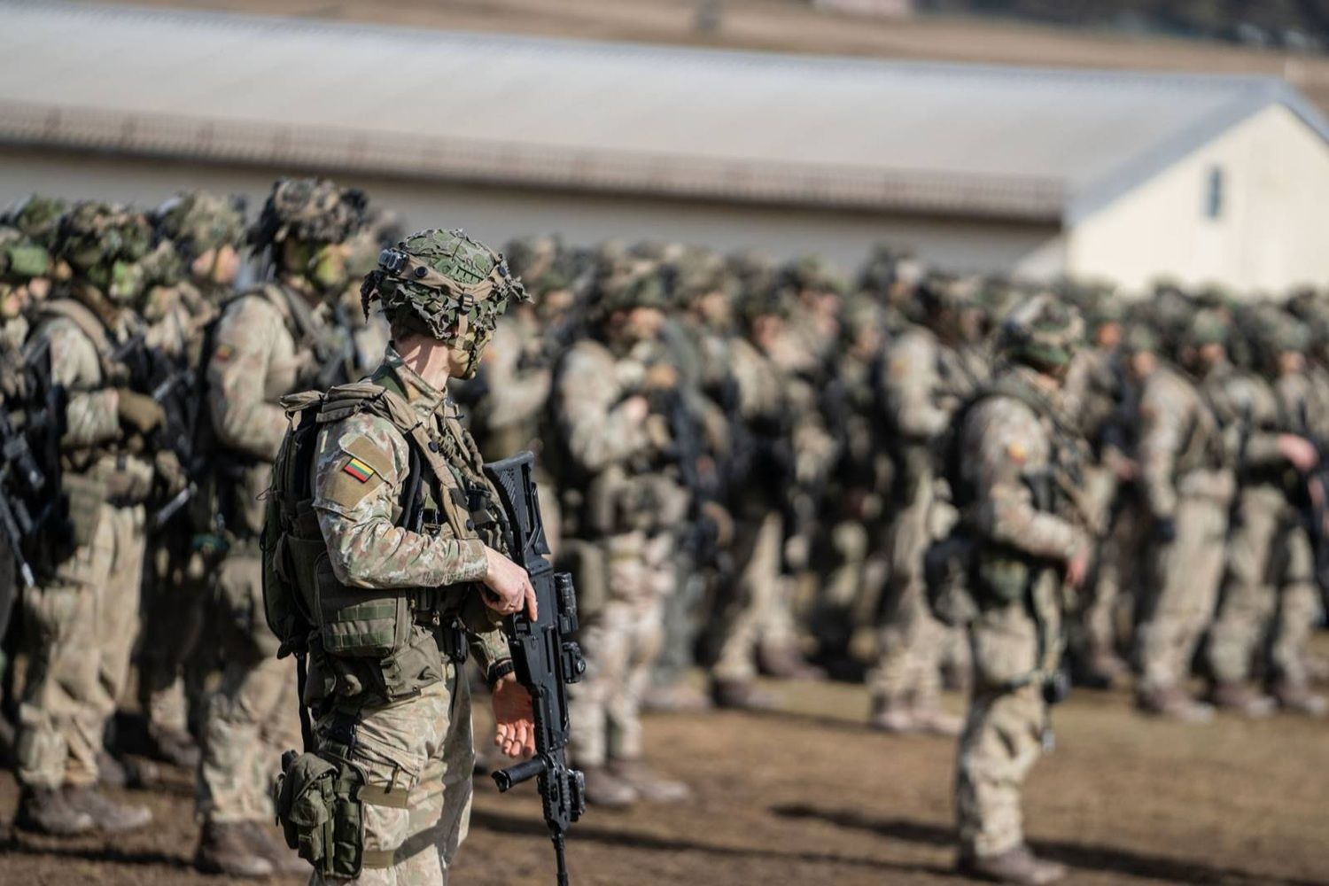 立陶宛陸軍部隊準備進行演習。（翻攝自立陶宛國防部）