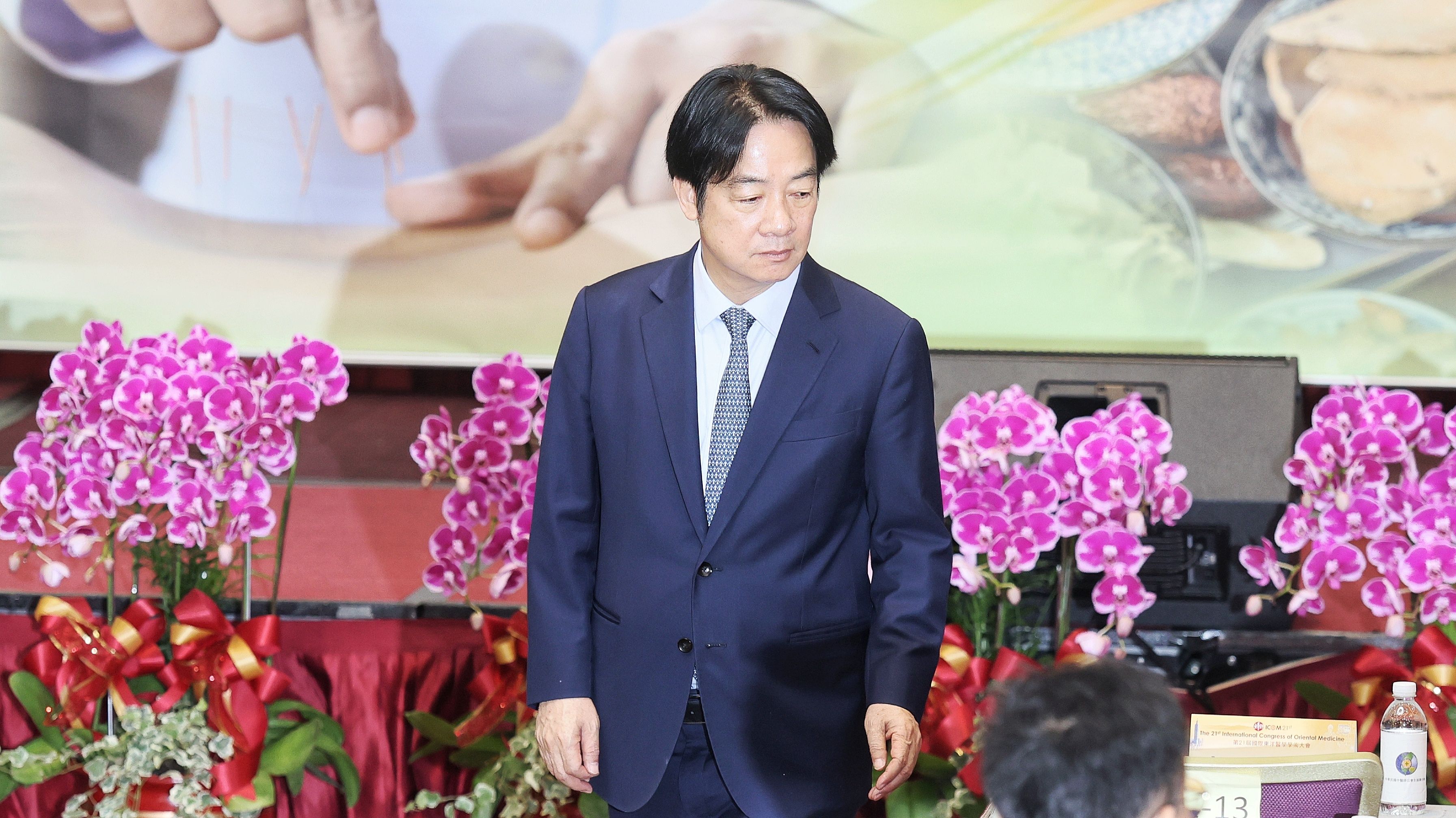 20250831-總統賴清德31日出席「第21屆國際東洋醫學學術大會」。（柯承惠攝）