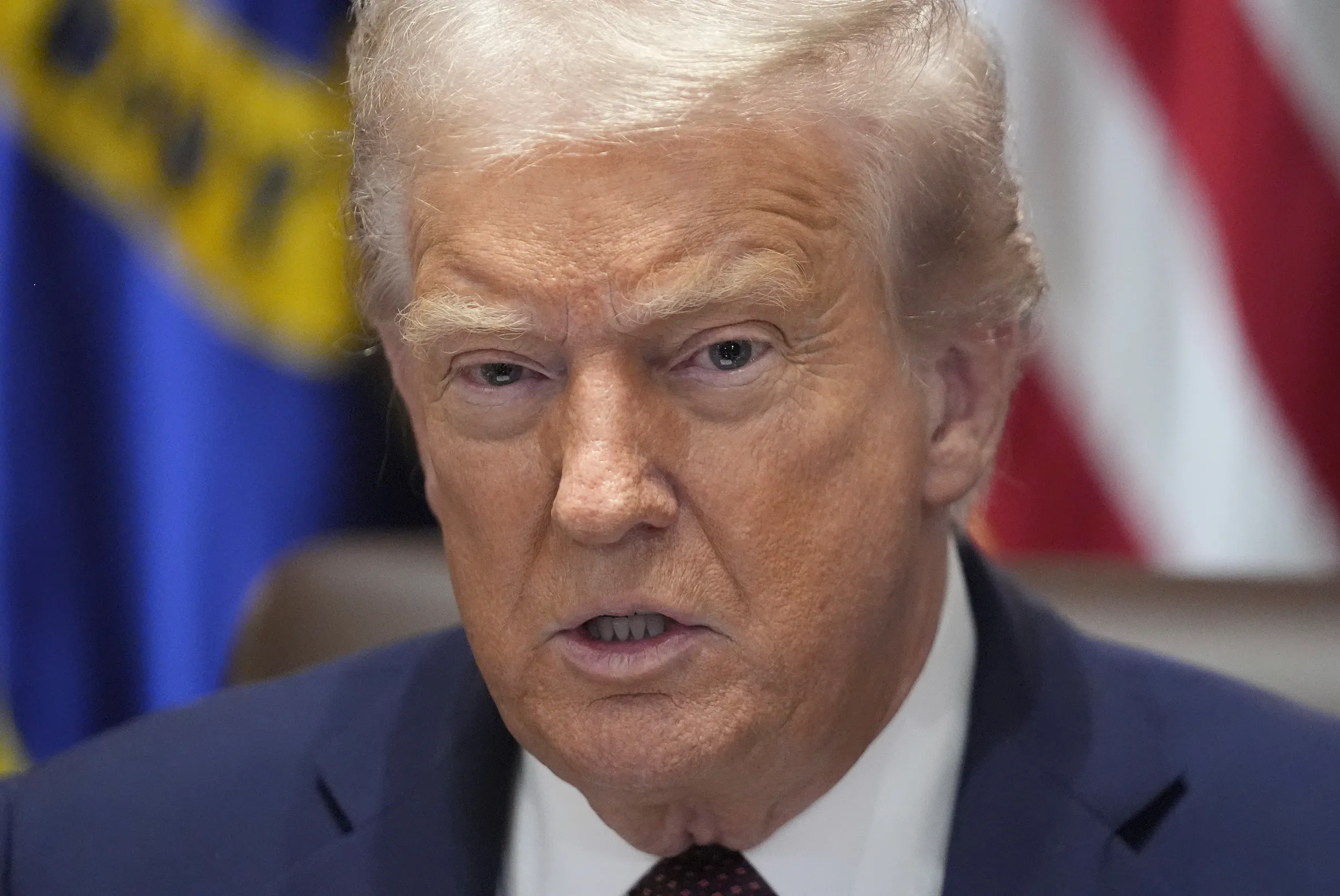 アメリカ大統領トランプ。（美聯社）