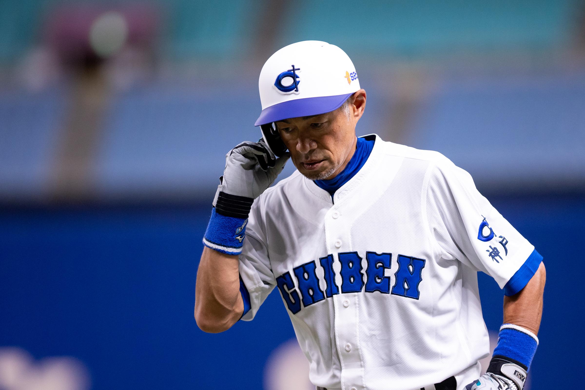 イチロー氏、松井秀喜氏、松井稼頭央氏、松坂大輔氏が「SATO presents 高校野球女子選抜 VS イチロー選抜 KOBE CHIBEN」に参加。（丁勤紜）