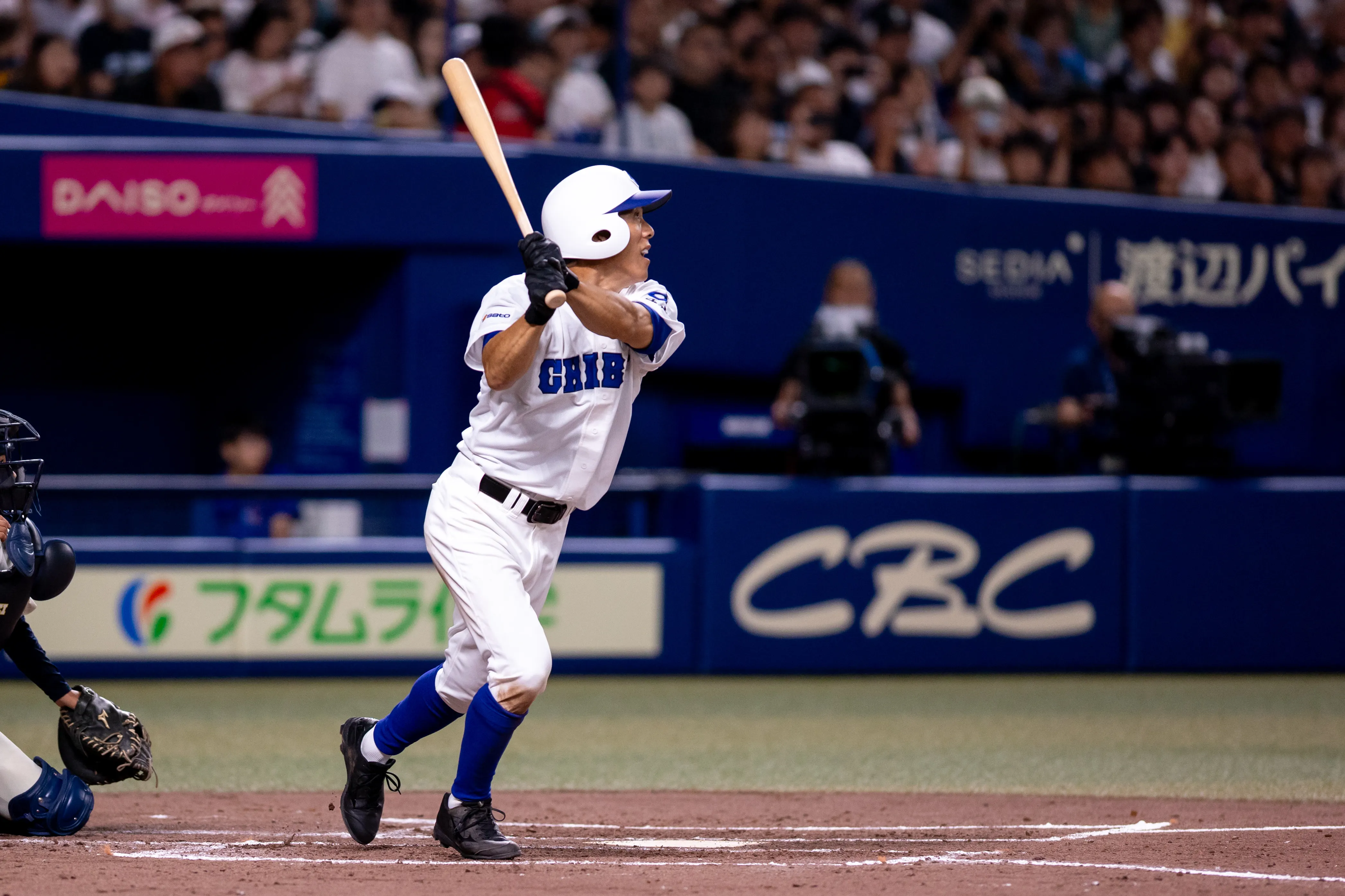イチロー氏、松井秀喜氏、松井稼頭央氏、松坂大輔氏が「SATO presents 高校野球女子選抜 VS イチロー選抜 KOBE CHIBEN」に参加。（丁勤紜）