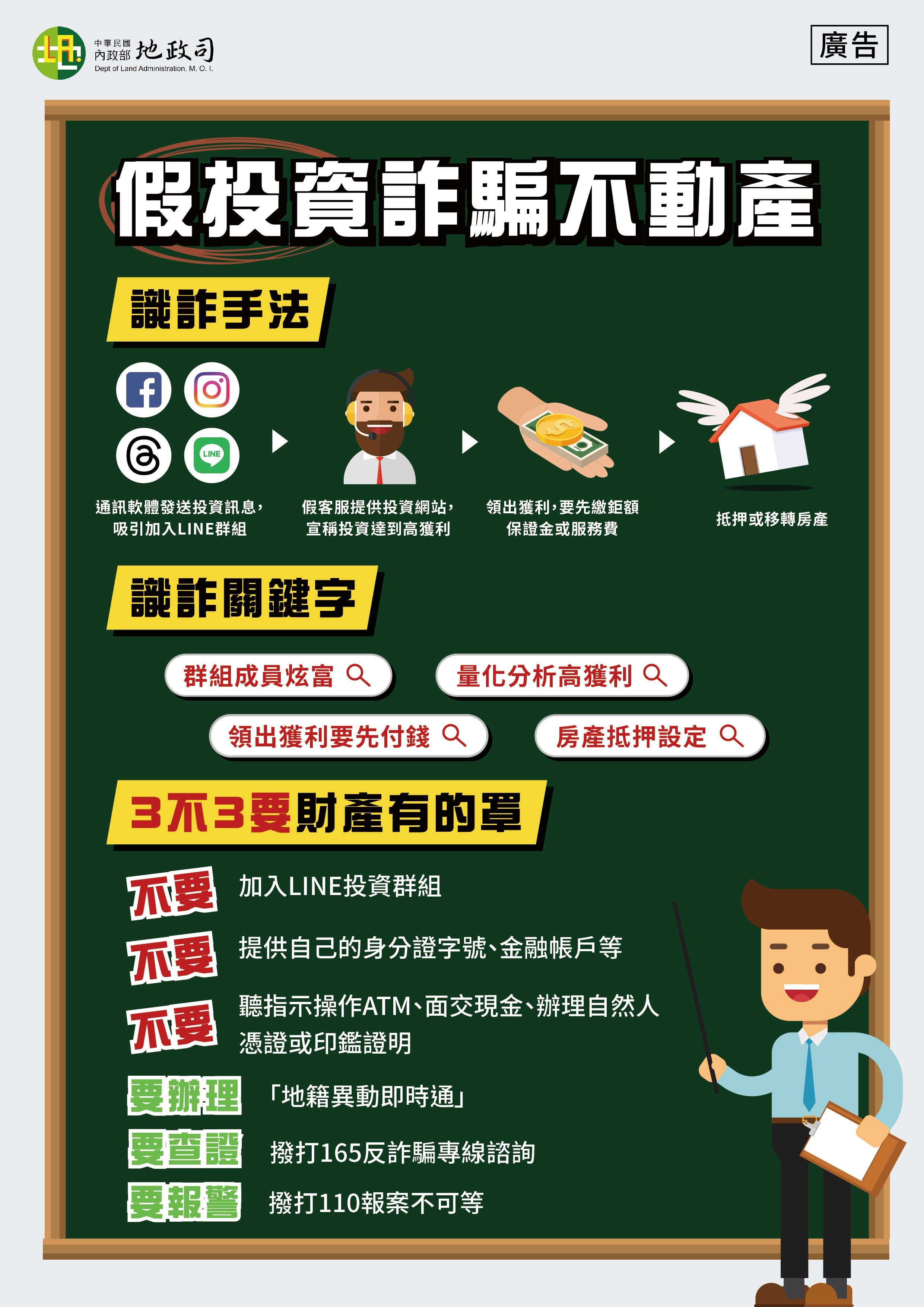 假投資照片不動產。（圖／取自南投縣政府）