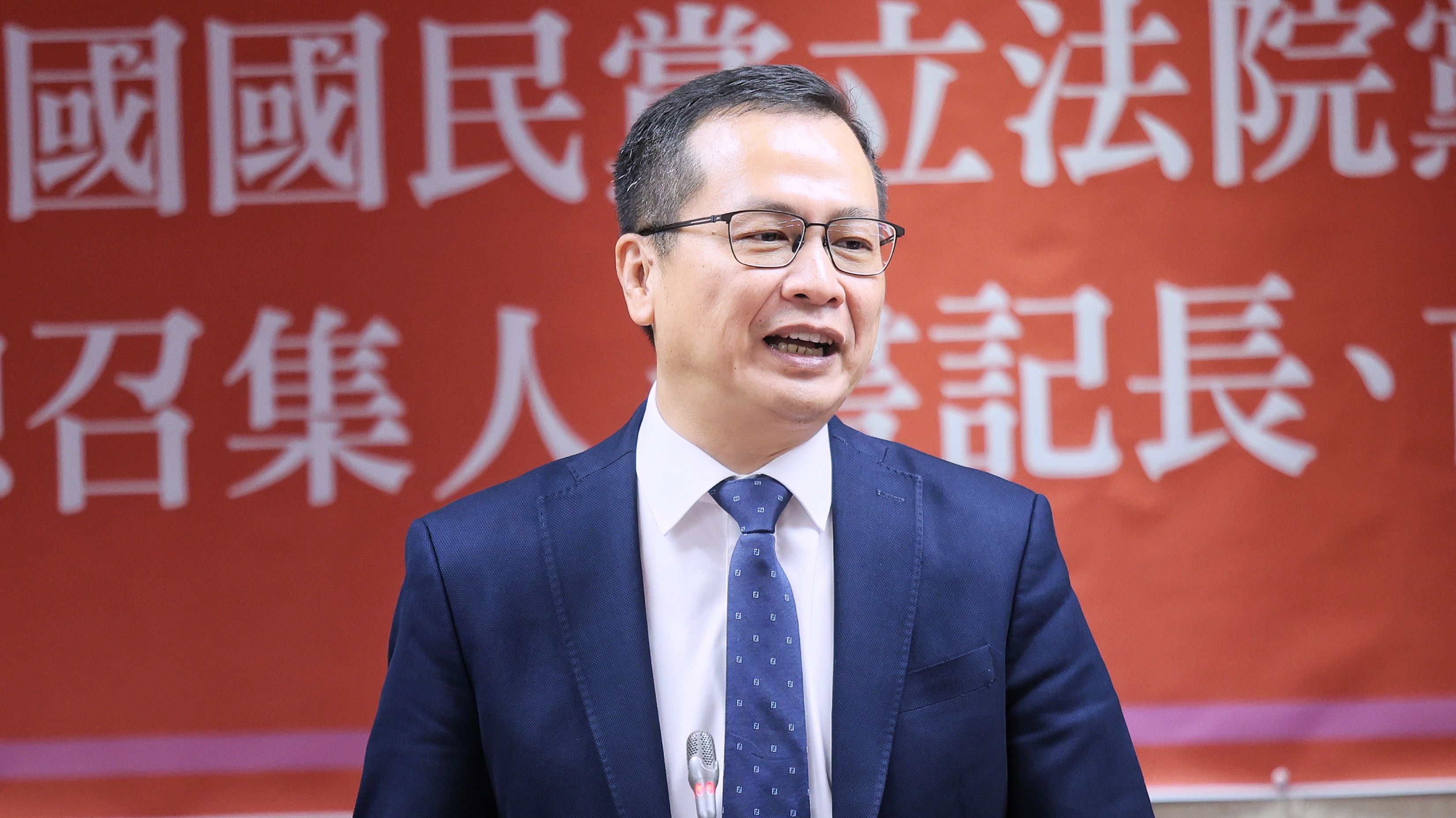 20250901-國民黨立法院黨團1日舉行第11屆第4會期黨團幹部就職典禮，新任書紀長羅智強出席。（柯承惠攝）