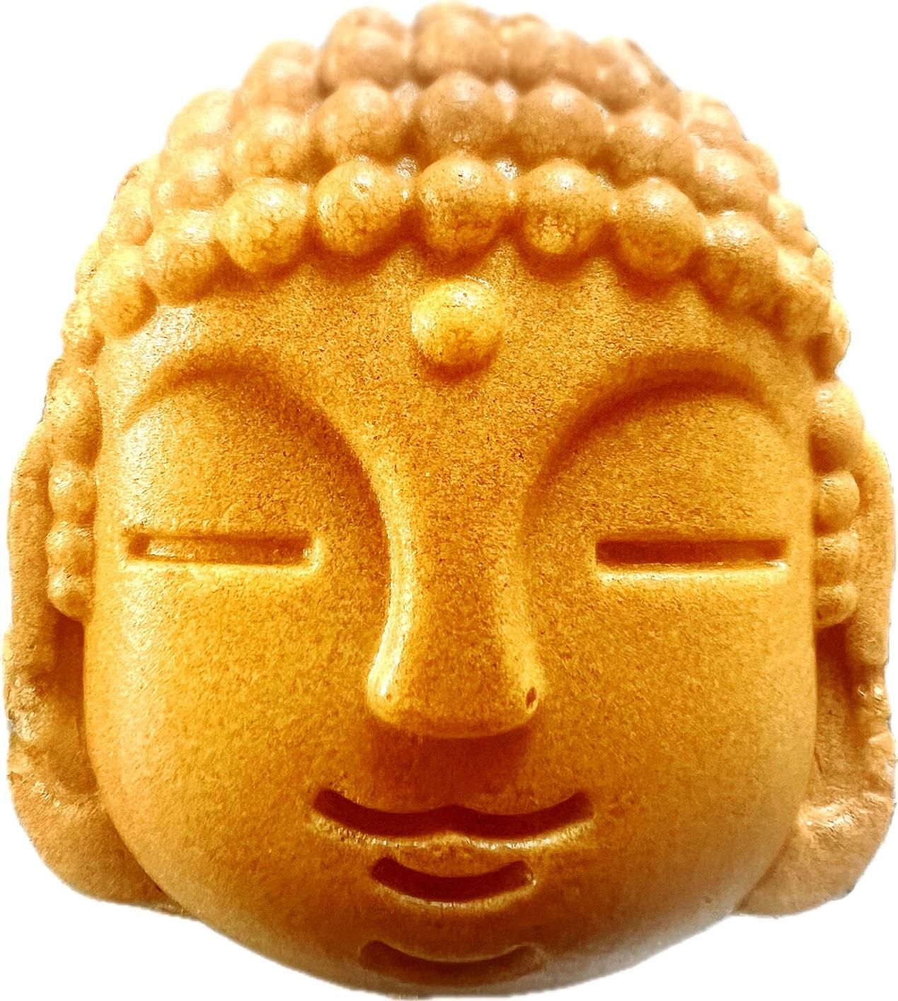 以石窟庵為靈感製作的「臉龐麵包」。（作者提供）