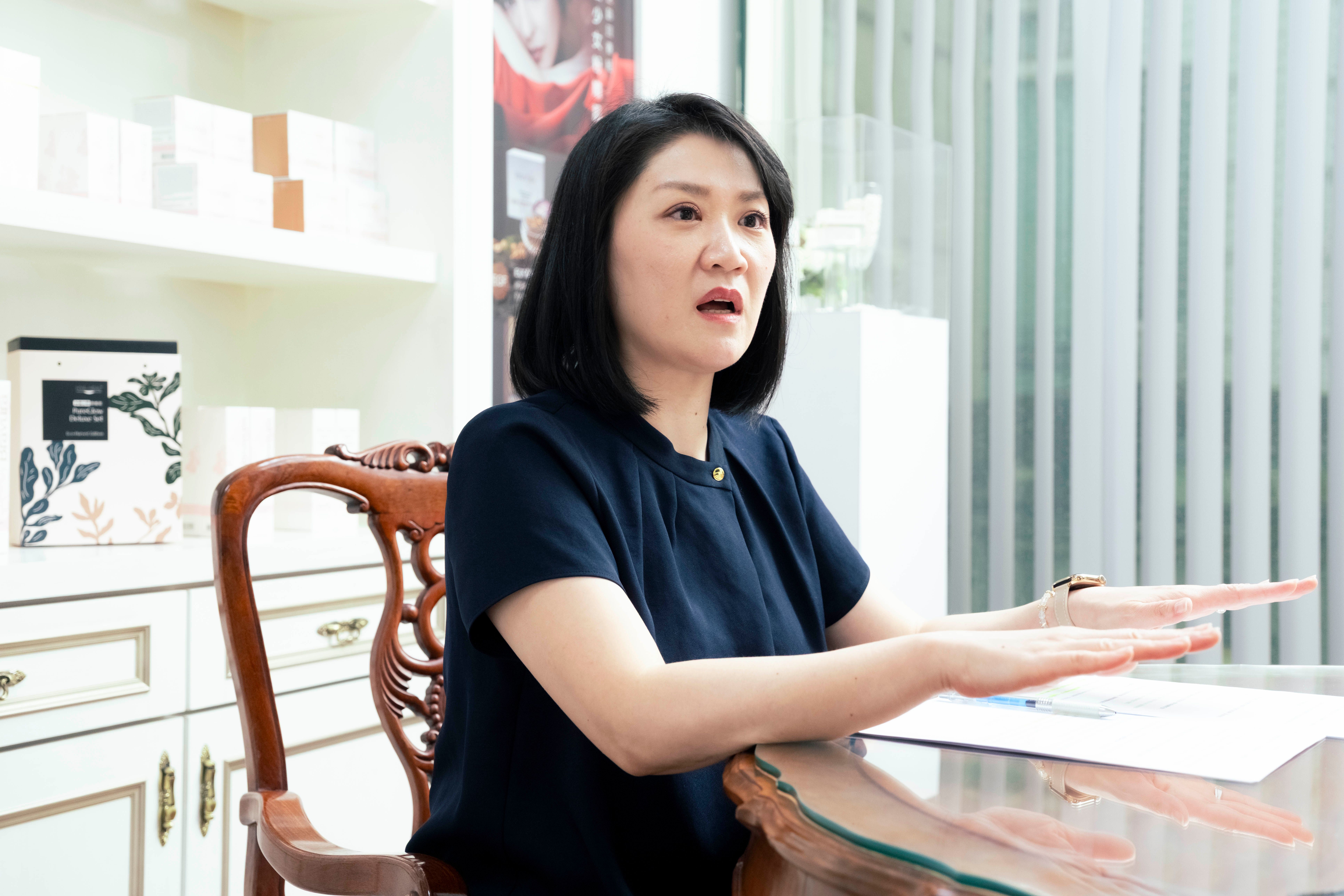 昇洋生技總經理黃郁期。（吳宙棋攝）