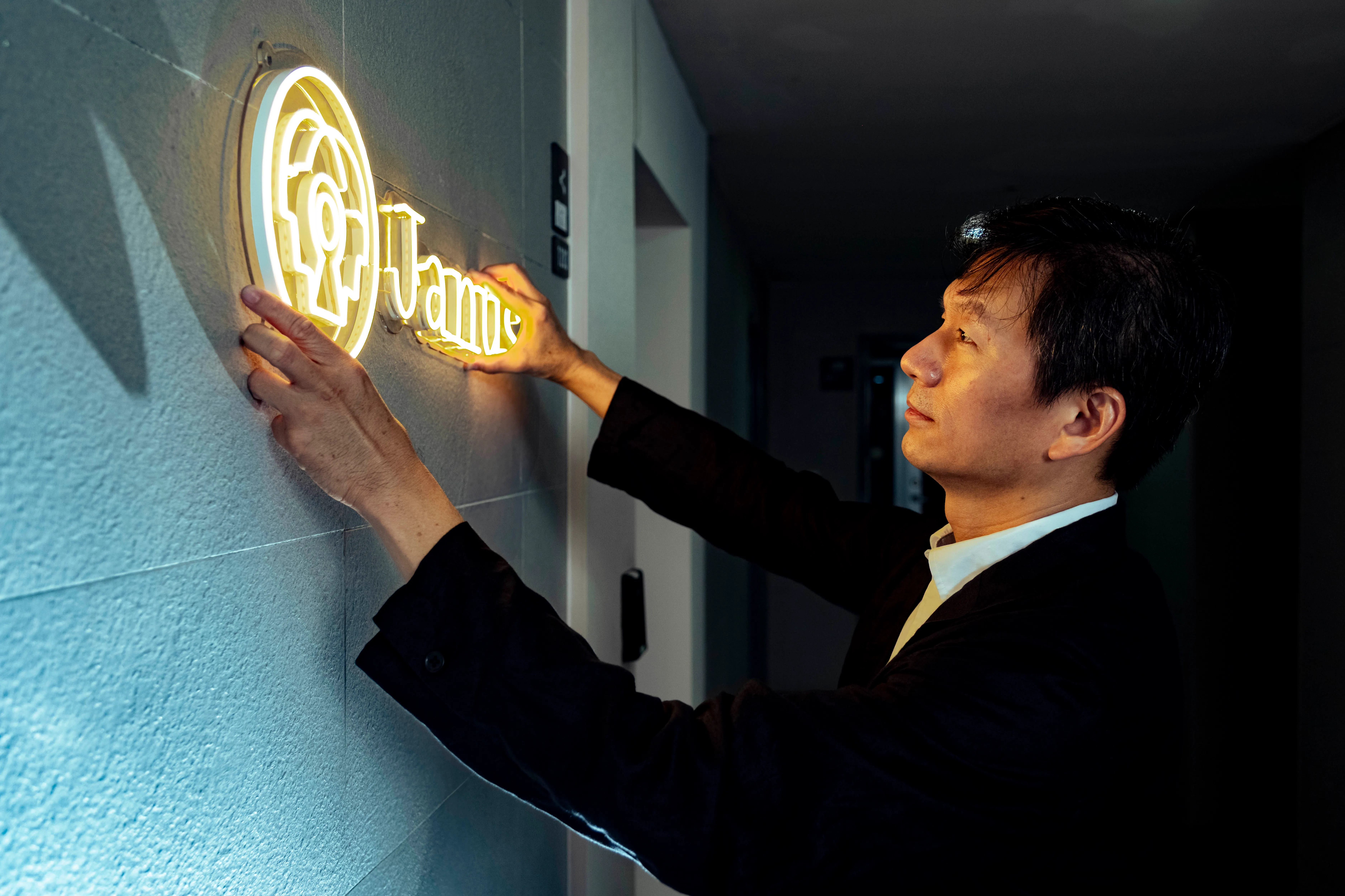 Janus（一安智能）CEO卓傳育。（吳宙棋攝）