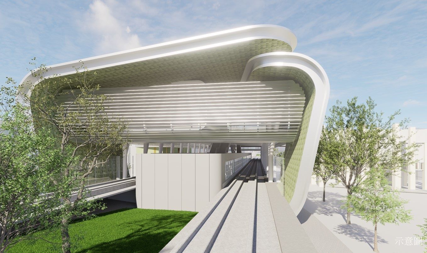 捷運汐東線SB15站(模擬圖)。（圖/新北市政府捷運工程局）