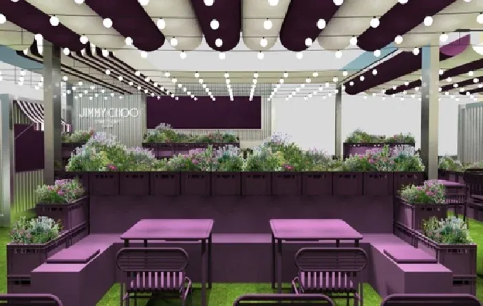 JIMMY CHOOは9月12日、銀座のコンセプトストアに「ストリートカフェ銀座」をオープンする。Jimmy Choo Tokyo 株式会社