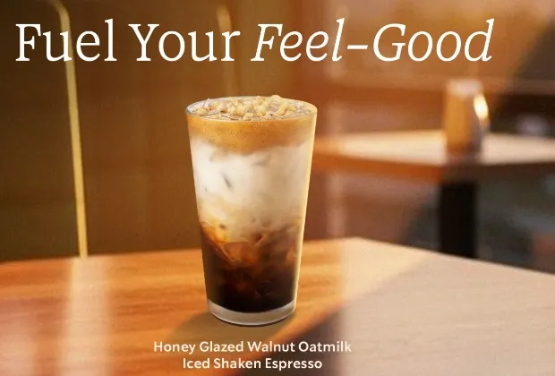 冰搖蜂蜜核桃燕麥咖啡。（圖／取自星巴克咖啡同好會臉書）