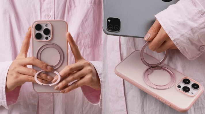 防摔之餘，TORRAS也結合MagSafe與創新支架，還有透明、清雅柔和的低調配色，適合想要追求質感卻又怕摔手機的人。（圖／翻攝自TORRAS_tw臉書）