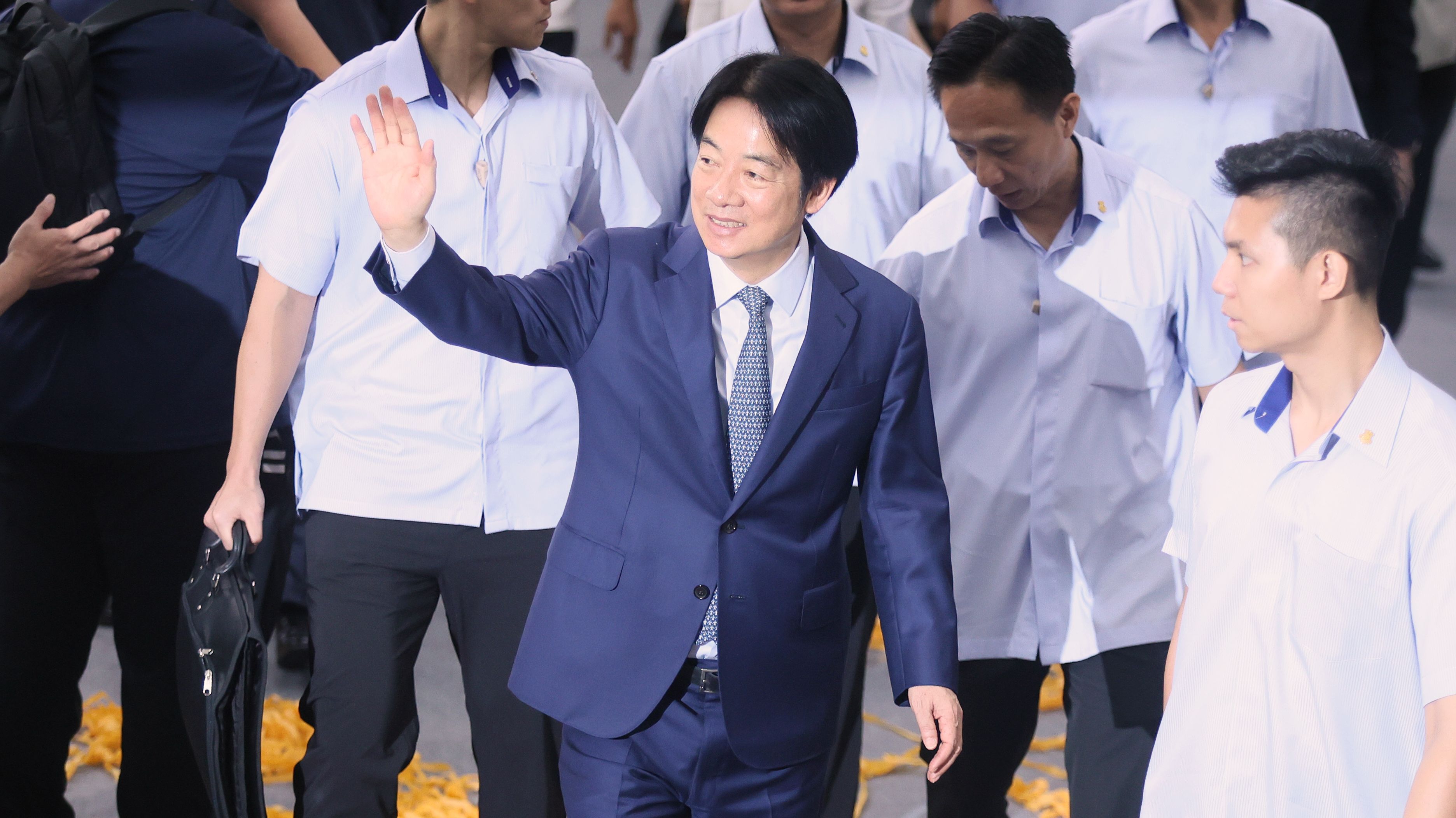 20250809-总统赖清德9日出席「運動部揭牌暨部長布达典礼」。（柯承惠摄）