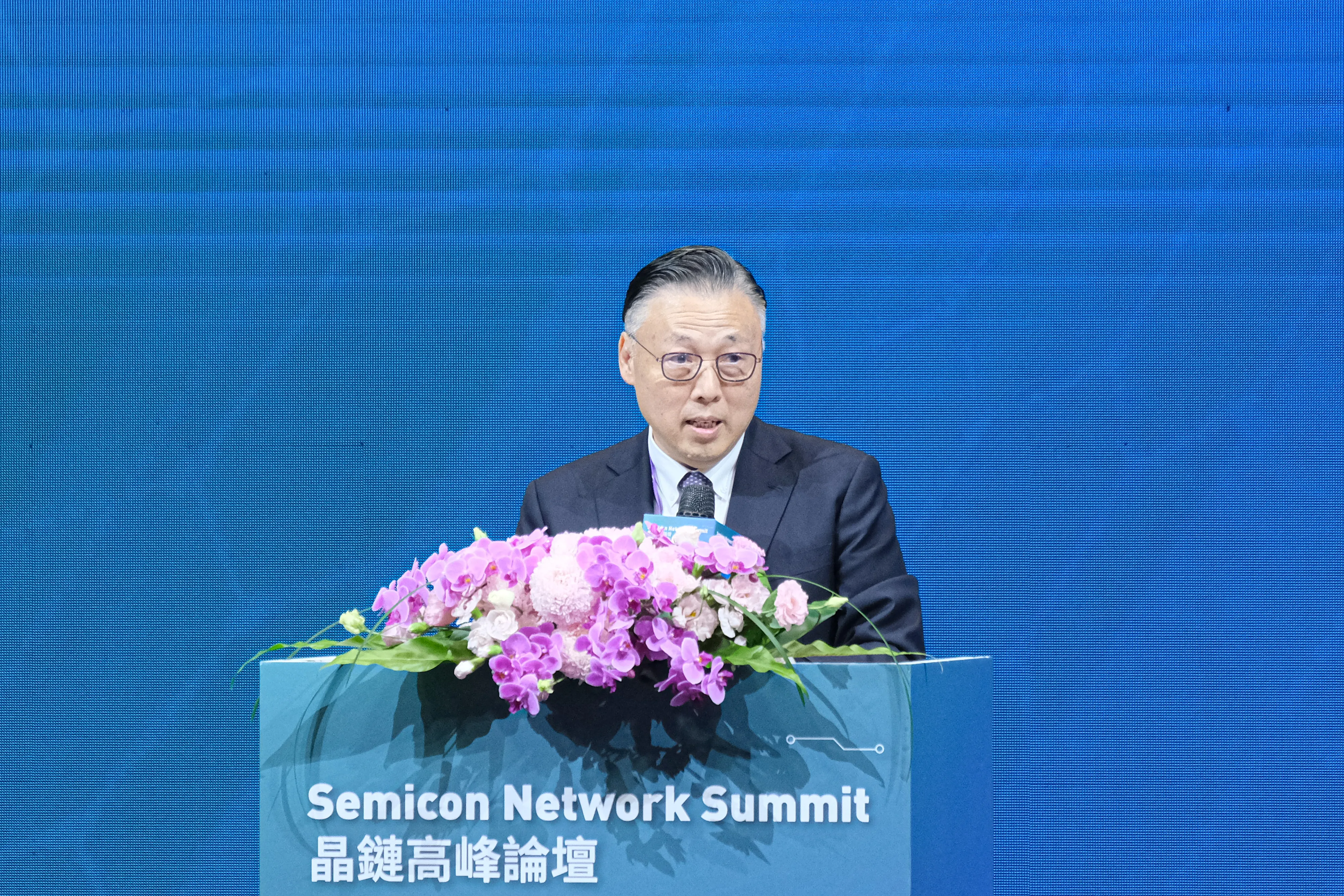 20250909-SEMI全球董事會主席吳田玉（見圖）9日於南港展覽館出席「晶鏈高峰論壇—建構全球半導體網路』開幕式。（劉偉宏攝）