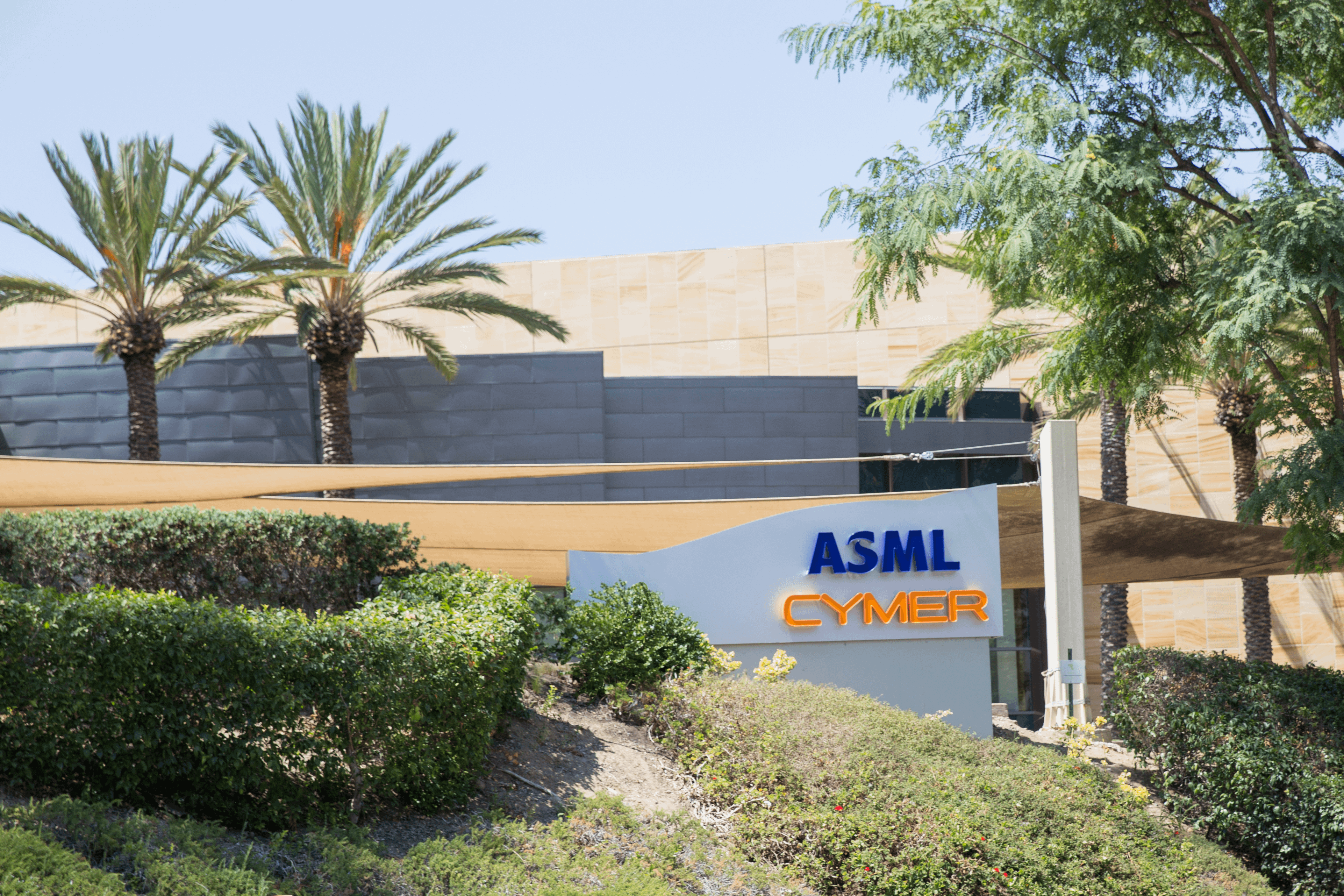 ASMLのグローバル展開、これはアメリカのサンディエゴの支社を示しています。（ASML公式サイトより）